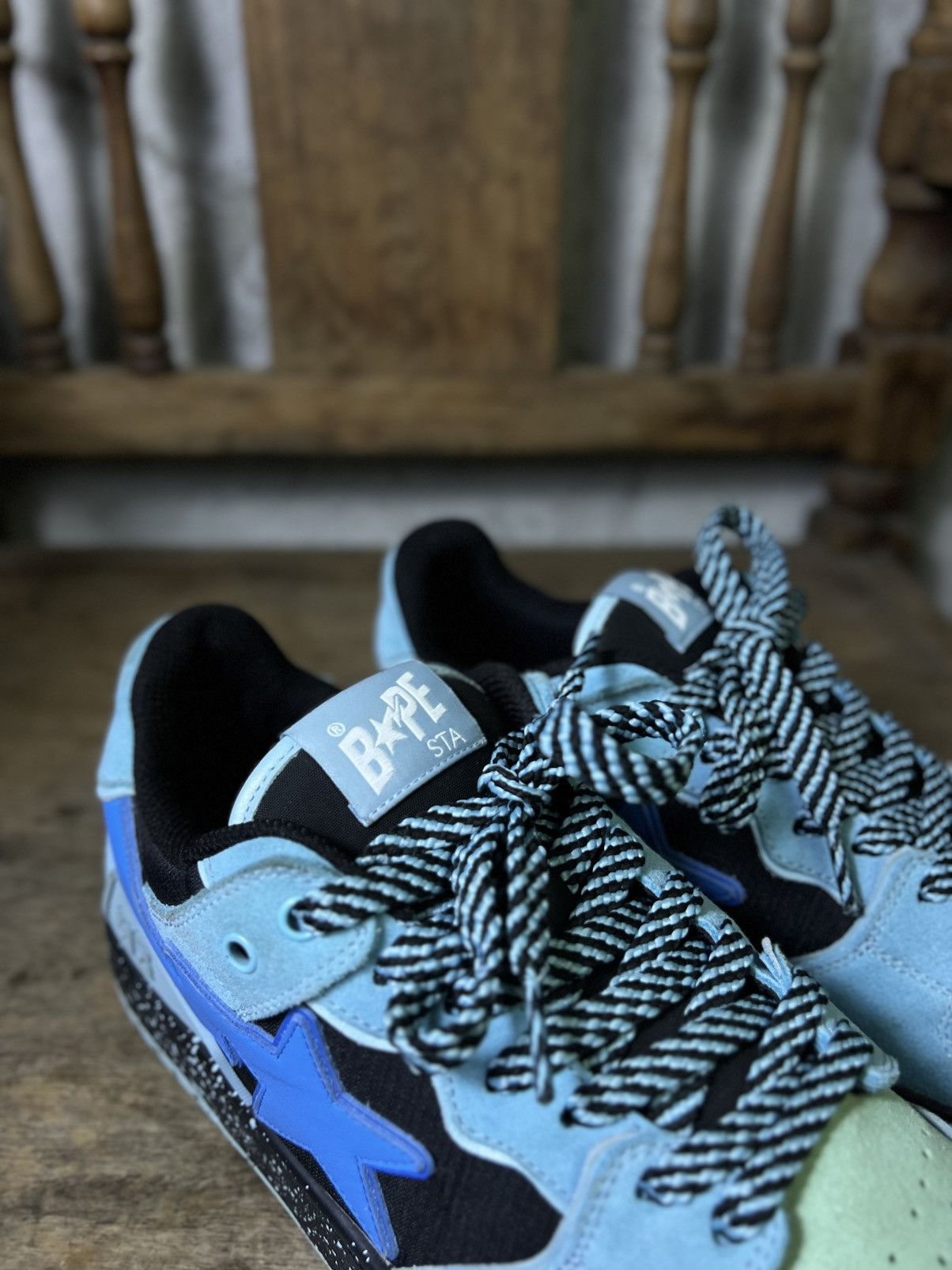 Bape BAPE SK8 STA #6 "Blue Green" (Sax/Mint) Size US 10 / EU 43 - 11 Thumbnail