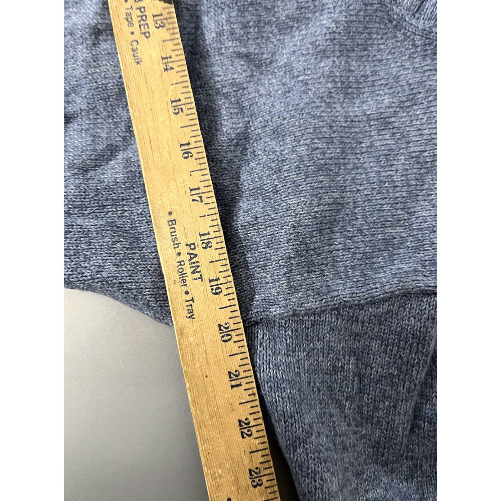 Gap GAP Women's Solid Long Sleeve Crew Neck T-Shirt XS Blue Sweater Heavy Size XS / US 0-2 / IT 36-38 - 5 Thumbnail