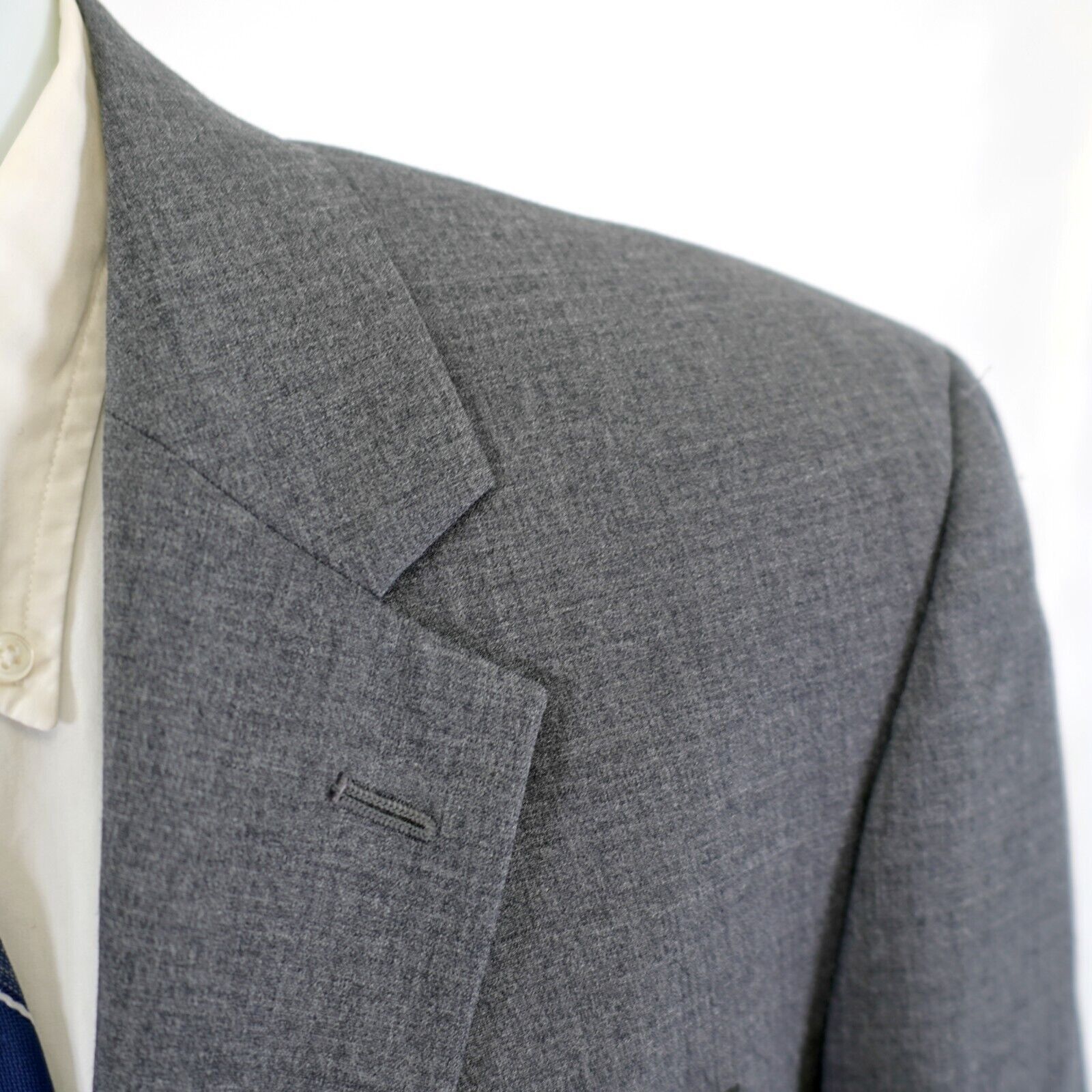 Jos. A. Bank Jos A Bank Wool Gray 40R 2 Button Suit Jacket / Blazer Size 40R - 2 Thumbnail