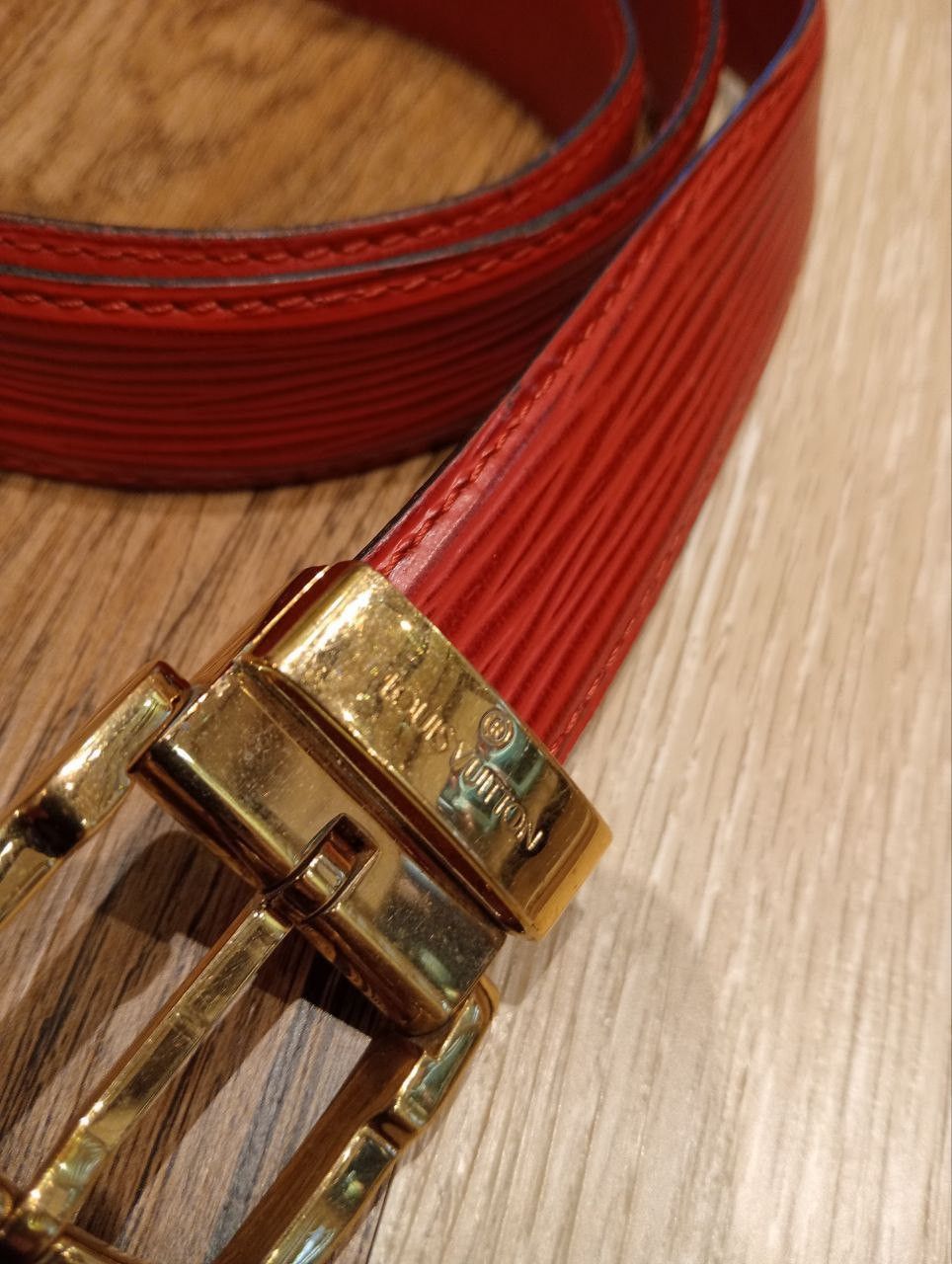 Louis Vuitton LOUIS VUITTON EPI LEATHER BELT Size ONE SIZE - 6 Thumbnail