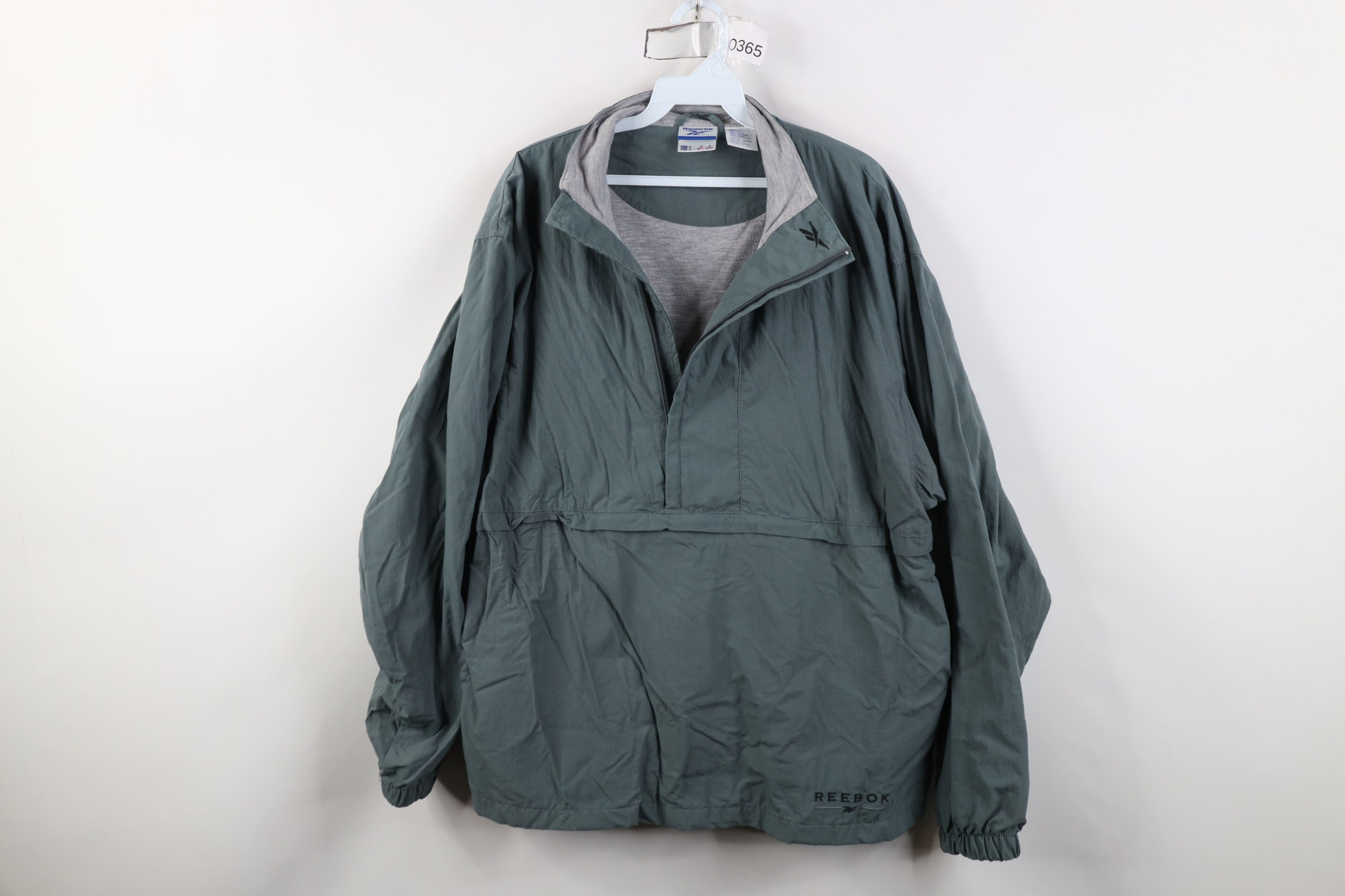 Reebok Vintage 90s Reebok Lined Ripstop Packable Windbreaker Jacket Size US S / EU 44-46 / 1 - 1 Thumbnail