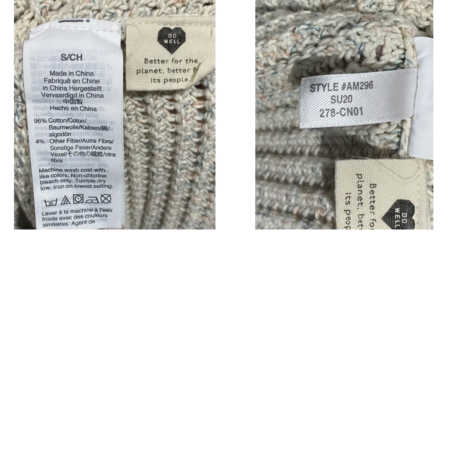 Madewell Madewell Pullover Sweater Rainbow Beige Open Stitch Sz S Womens Size S / US 4 / IT 40 - 8 Thumbnail