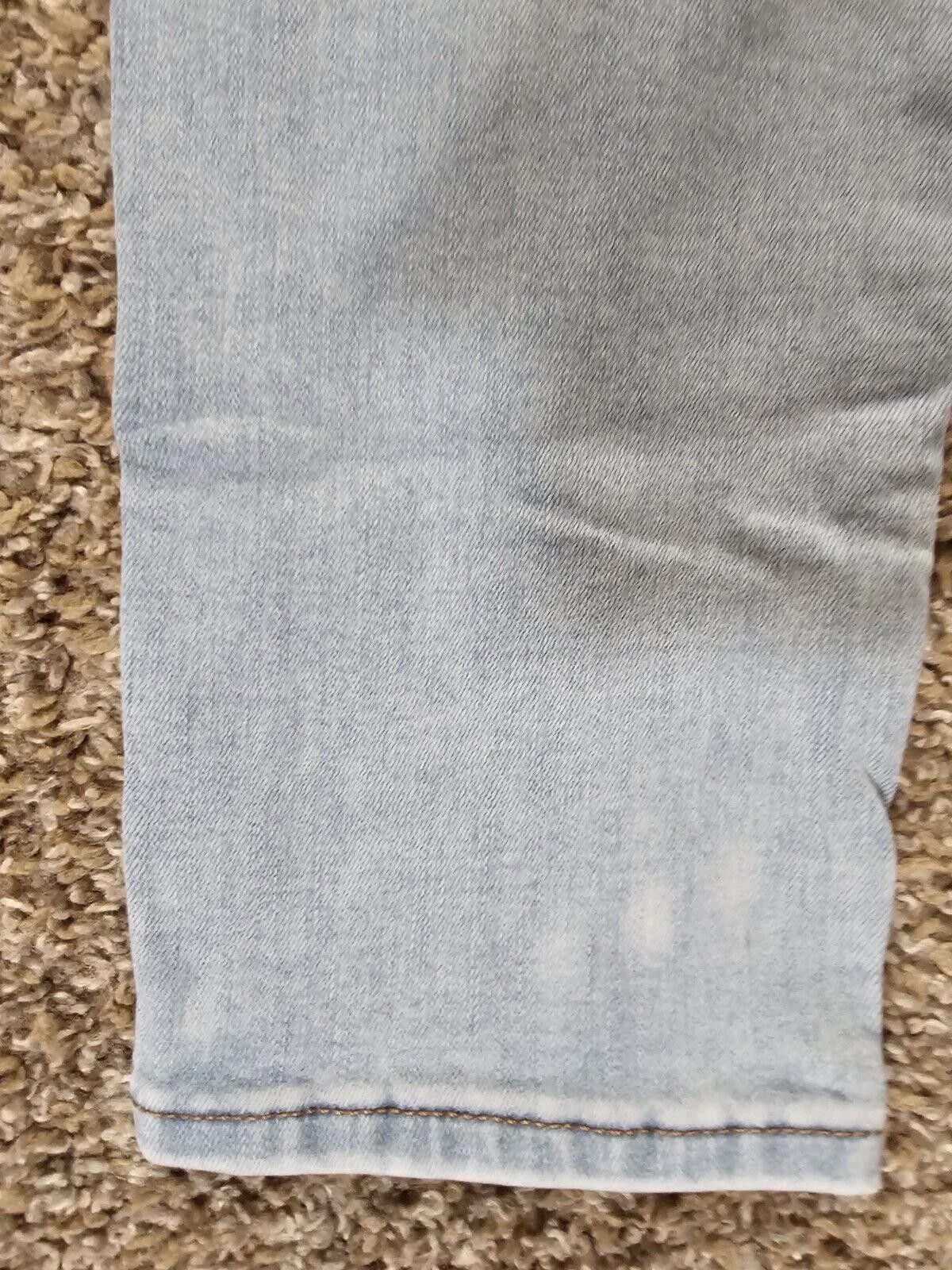 Express Womens Express High Rise Stretch Skinny Jeans Size 12R Size 34" / US 12 / IT 48 - 9 Thumbnail