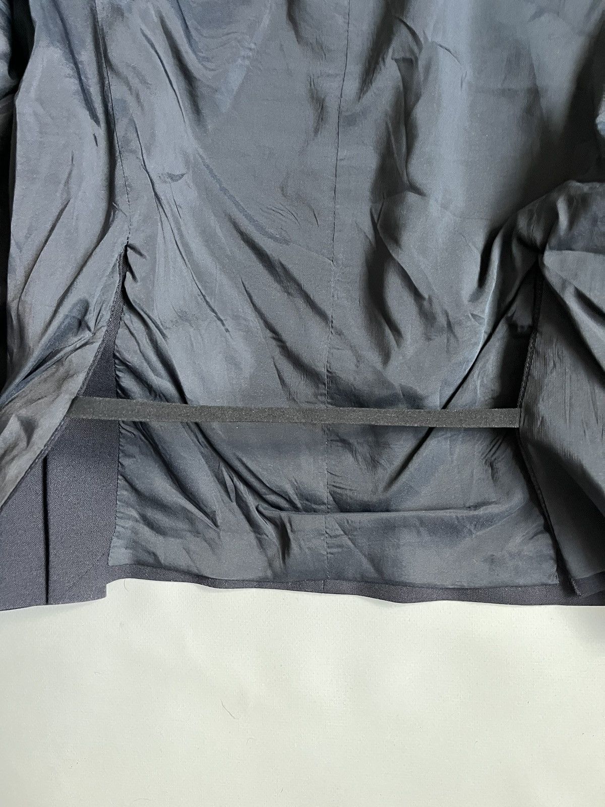 Designer × Japanese Brand × Neil Barrett Neil Barrett Men Woven Dark Navy Slim Fit Suit Blazer Size 50S - 13 Thumbnail