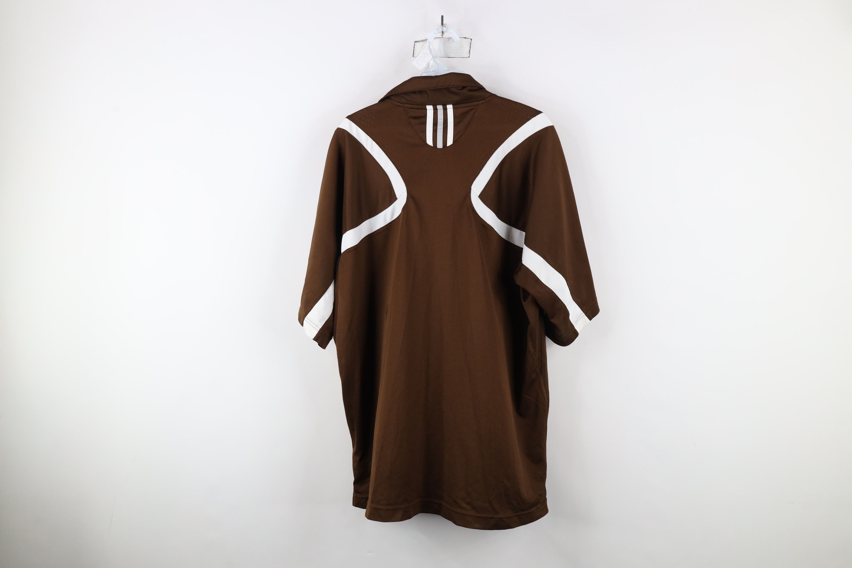 Adidas × Vintage Adidas Bowling Green State University Football Polo Brown Size US XL / EU 56 / 4 - 13 Thumbnail