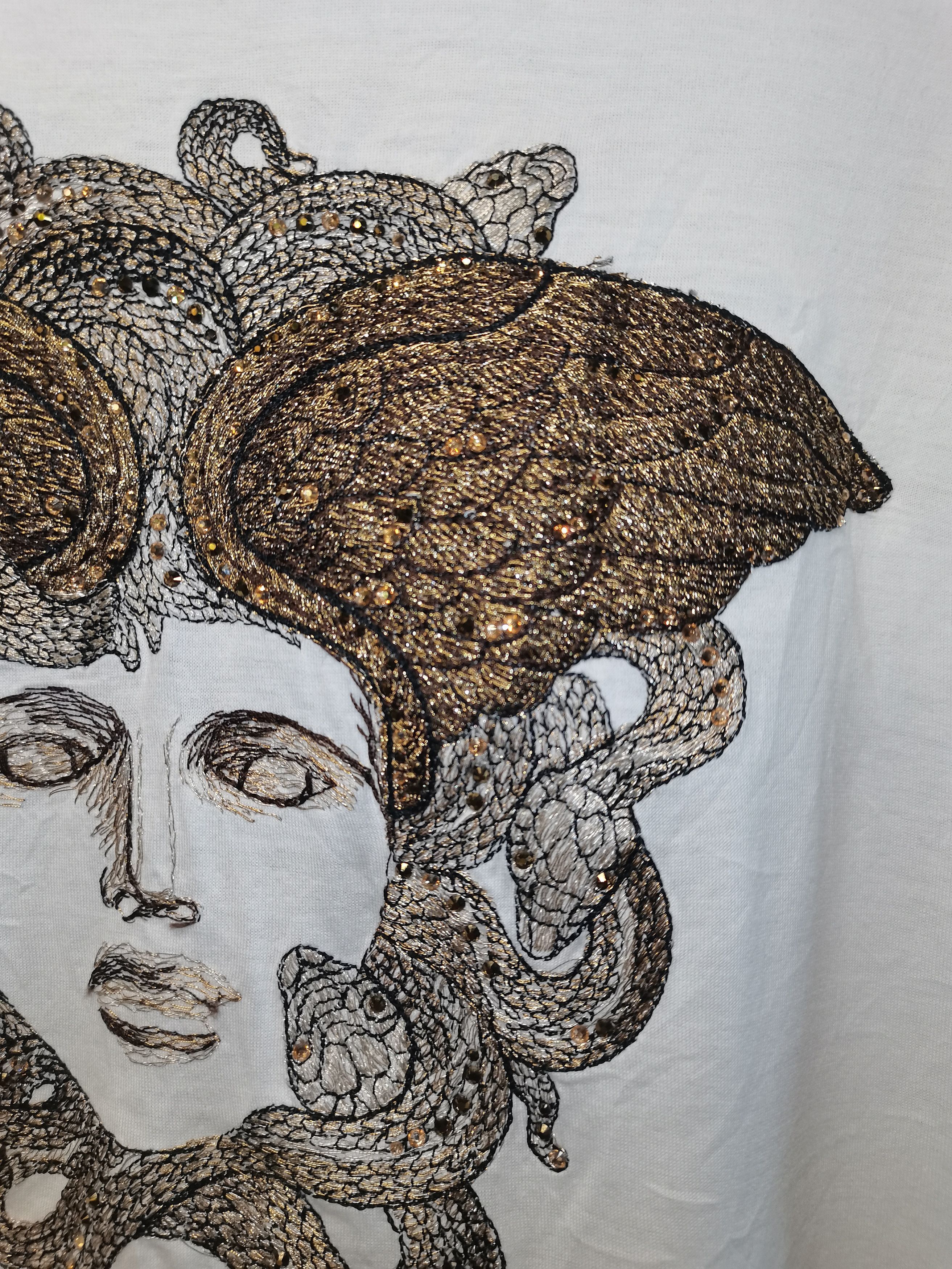 Versace Versace embroidered sequins Medusa shirt Size US L / EU 52-54 / 3 - 2 Thumbnail