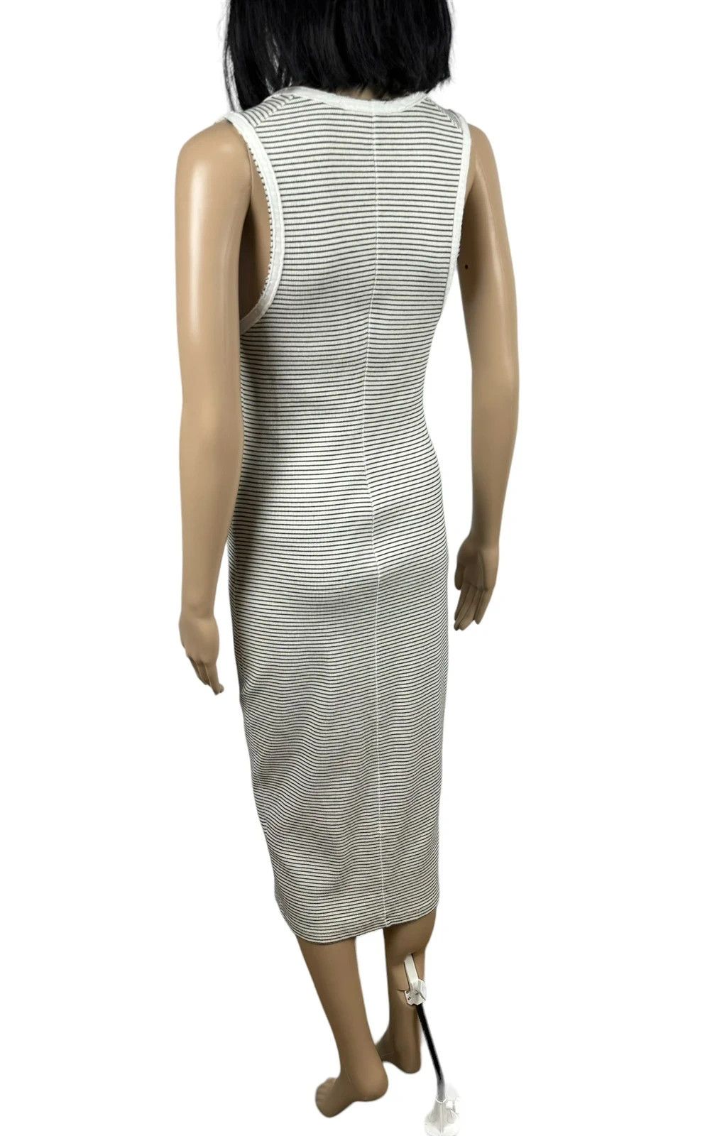 Allsaints Allsaints Alicia Striped Bodycon Dress Full Zip UK12 EU40 Size M / US 6-8 / IT 42-44 - 7 Thumbnail