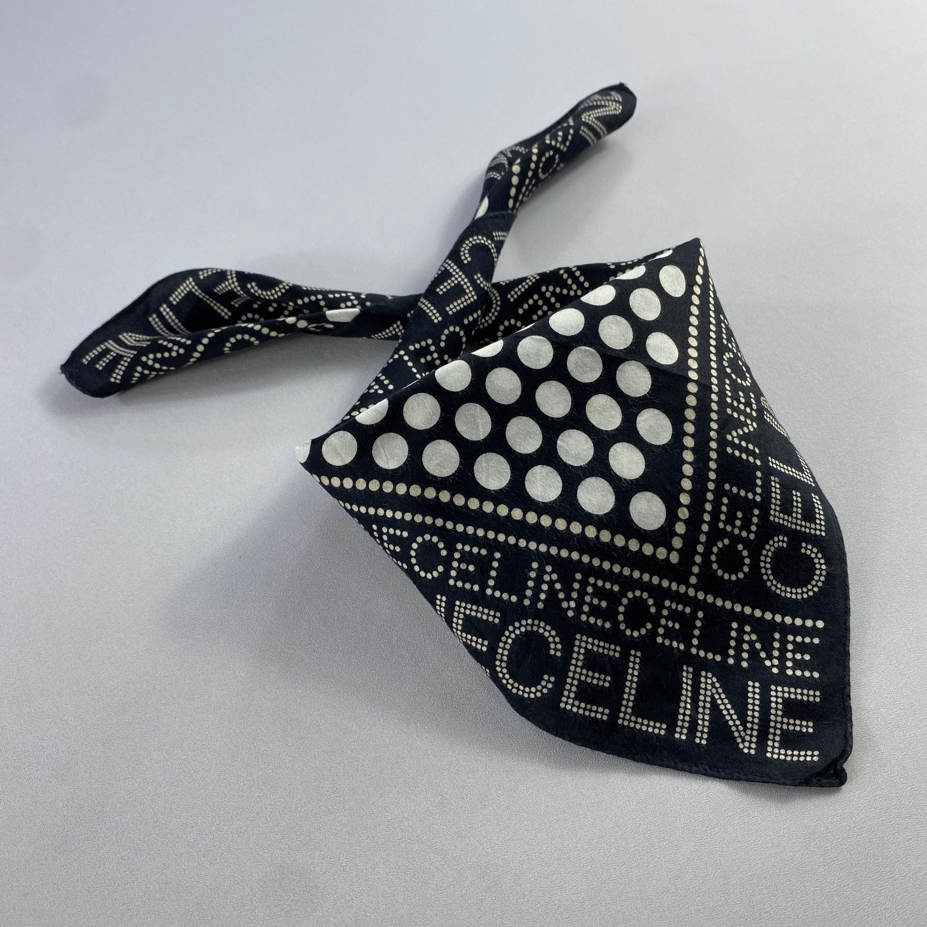 Celine × Vintage Celine Bandana/ Handkerchief / Neckerchief Size ONE SIZE - 2 Thumbnail