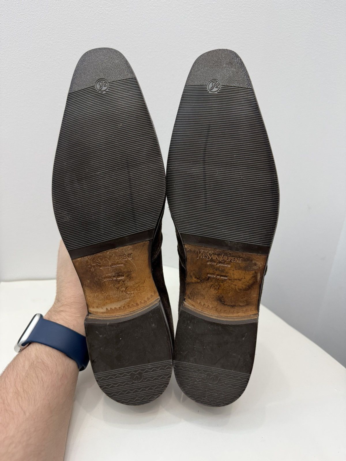 Yves Saint Laurent Yves Saint Laurent Rive Gauche Suede Boots Size US 9 / EU 42 - 6 Thumbnail