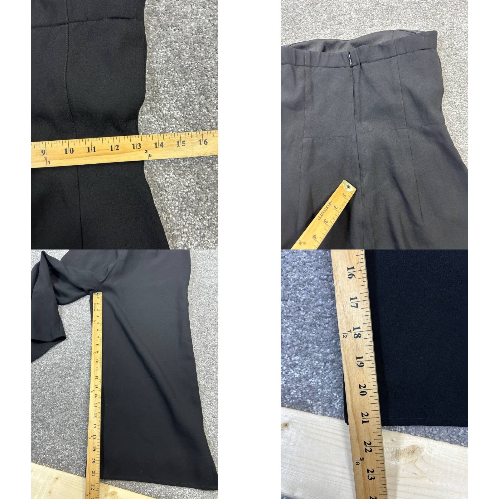 Vintage Babaton Jumpsuit Womens 4 Black Size 27" / US 4 / IT 40 - 8 Thumbnail