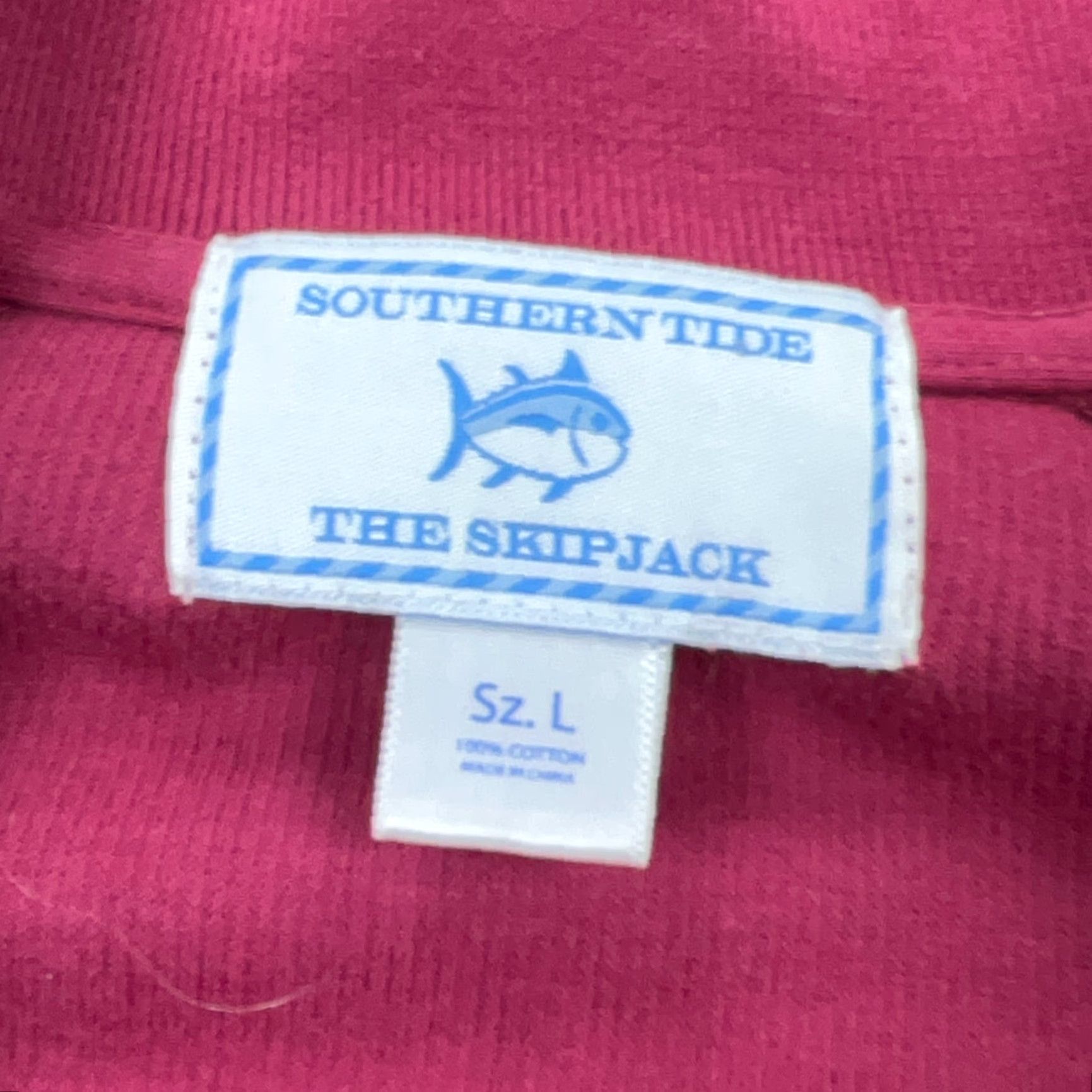 Southern Tide Southern Tide Sweater Men L Red 1/4 Zip Pullover Knit Logo Embroidered Size US L / EU 52-54 / 3 - 6 Thumbnail