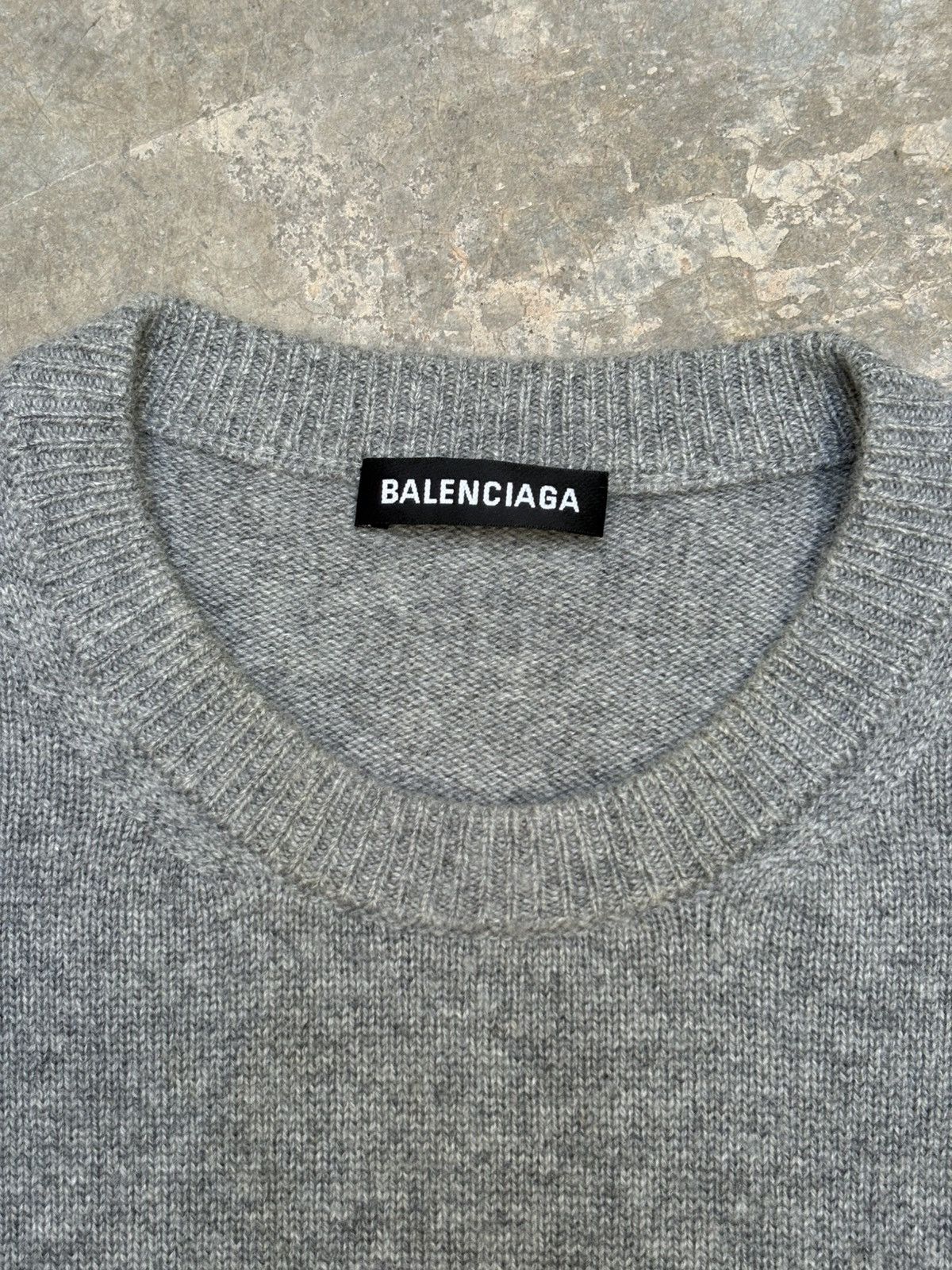 Balenciaga Mastercard Logo Cashmere Sweater Size US XS / EU 42 / 0 - 4 Thumbnail