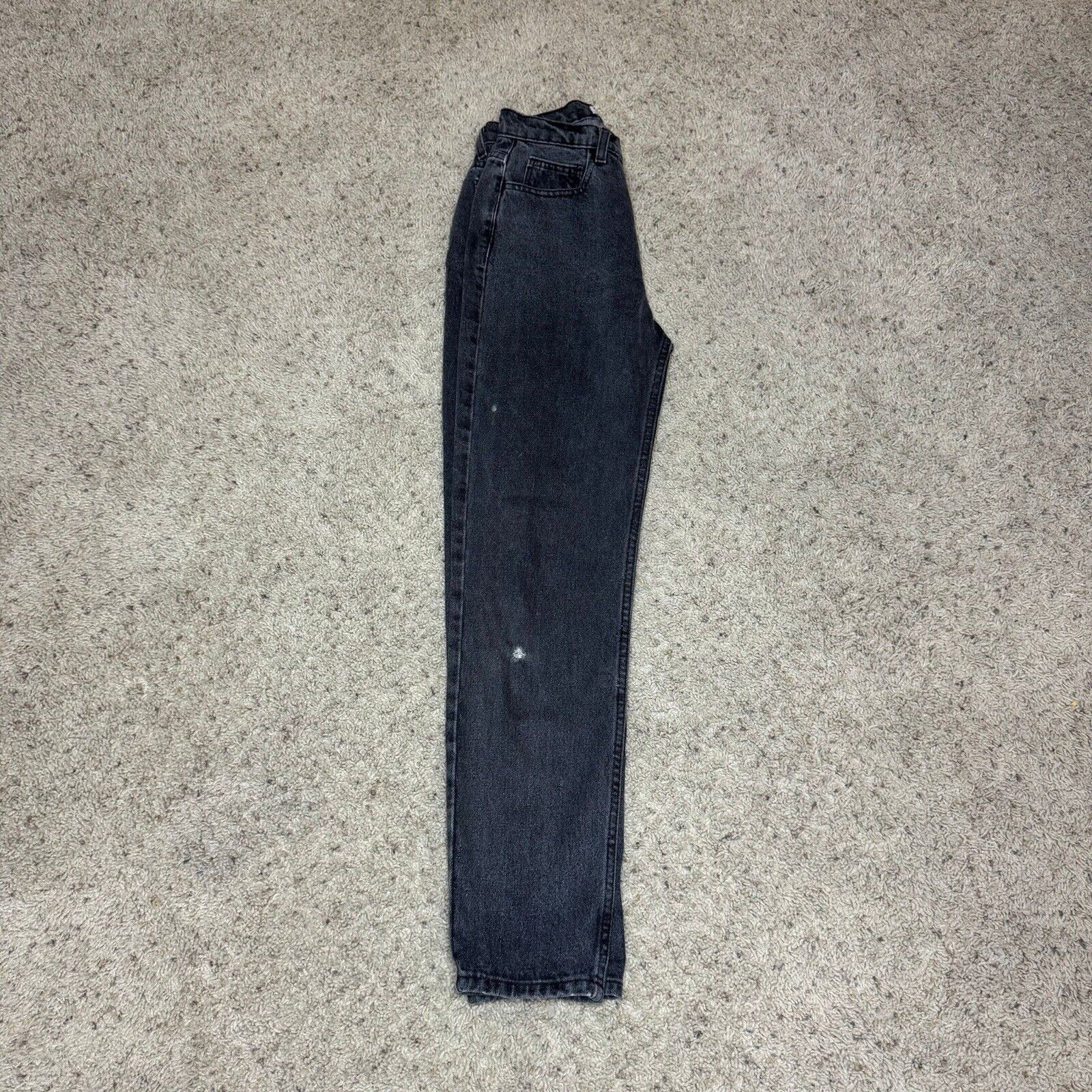 American Apparel American Apparel Womens Jeans Black Straight Leg Baggy Pants Size 42" / US 20 - 9 Thumbnail