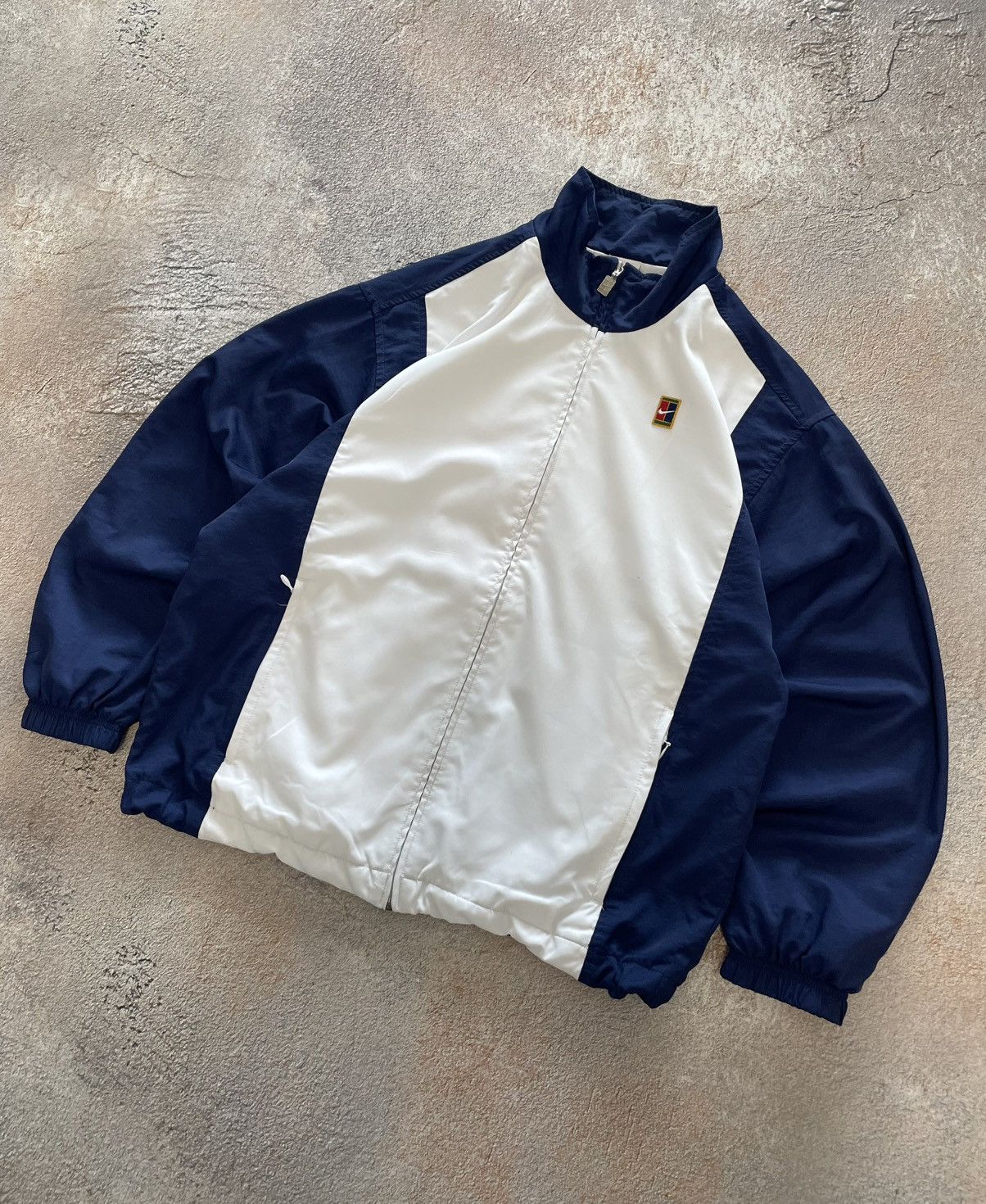 Nike Vintage Nike Court Nylon Track Jacket Small Logo Size US S / EU 44-46 / 1 - 2 Thumbnail