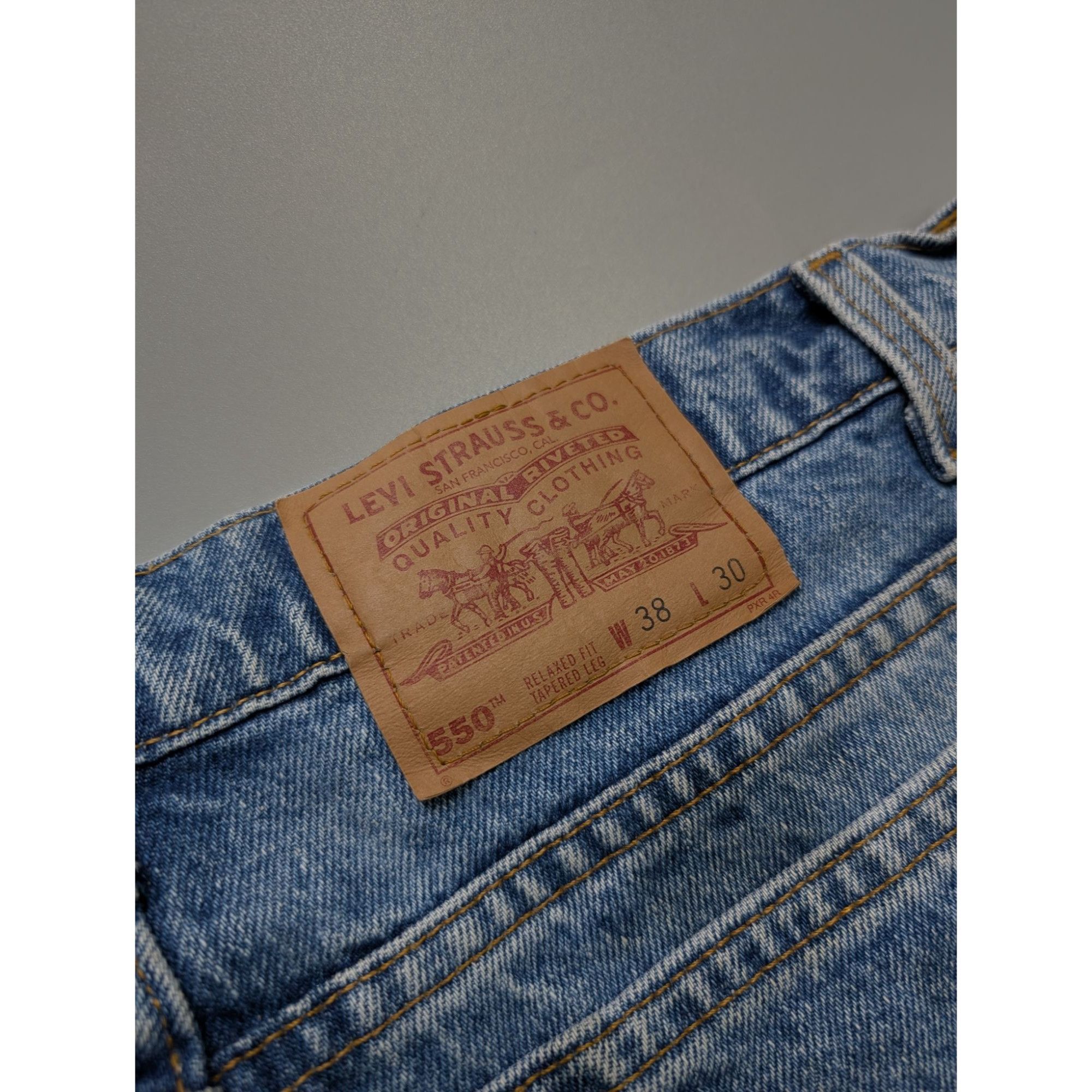 Levi's Levi's 550 Made in USA Relaxed Fit Denim Jeans Pants (Y1078) Size US 38 / EU 54 - 16 Thumbnail