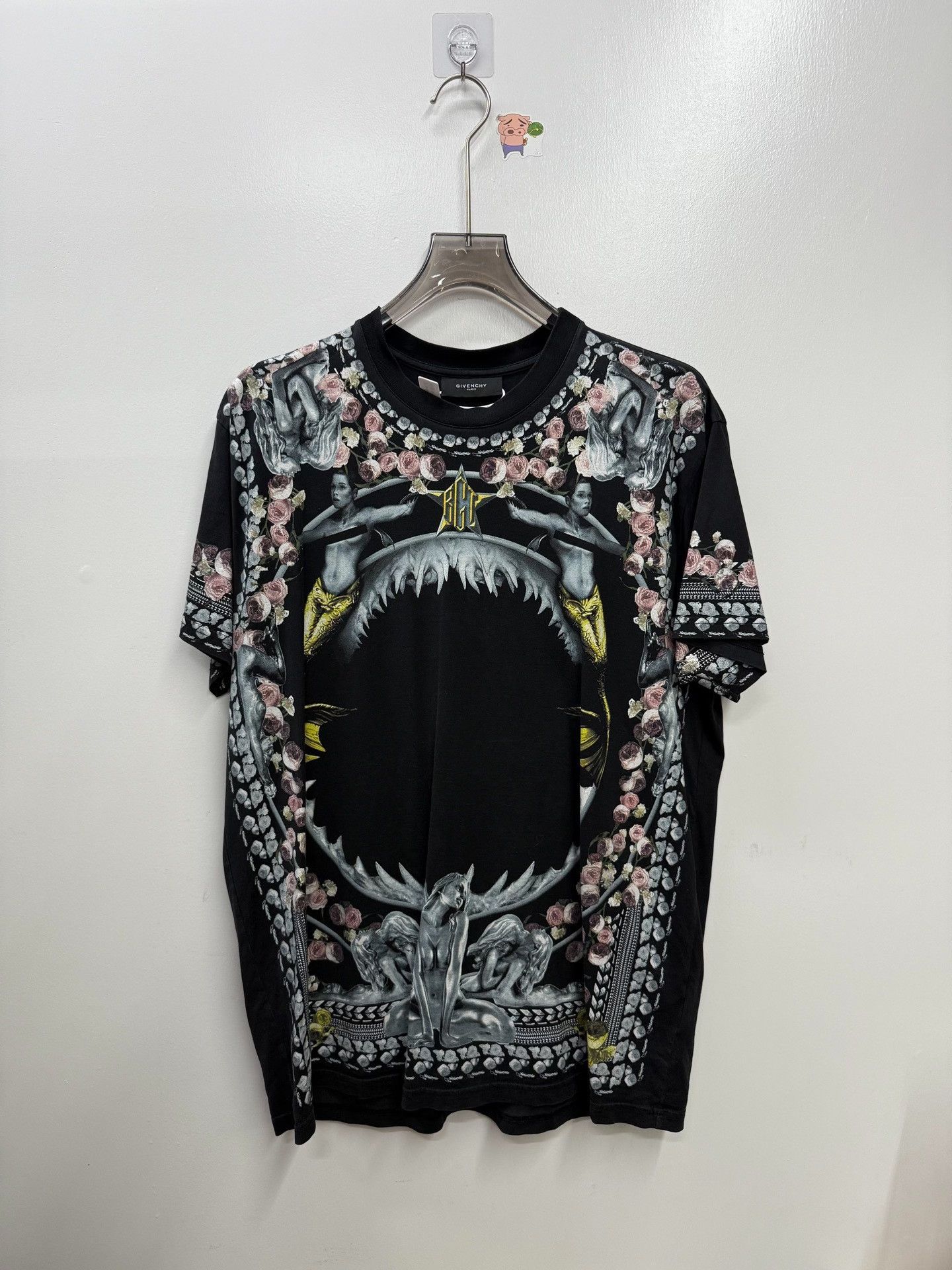 Givenchy Givenchy Floral Black T-Shirt xs Men Size US XS / EU 42 / 0 - 1 Thumbnail