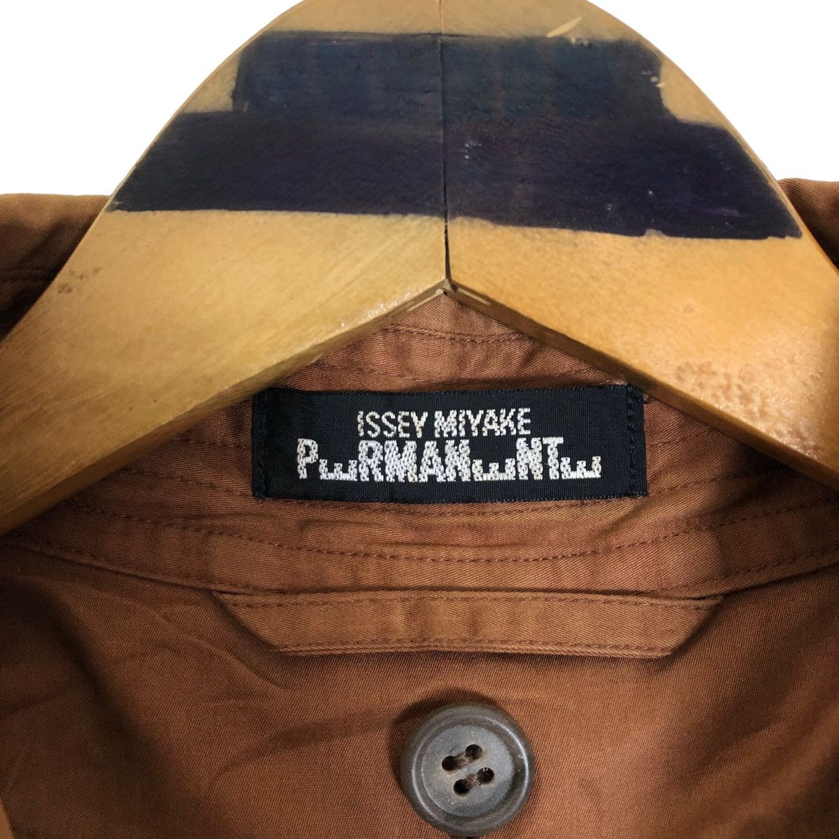 Issey Miyake Vintage 80s Issey Miyake Windcoat Trench Coat Permanente Size US M / EU 48-50 / 2 - 11 Thumbnail