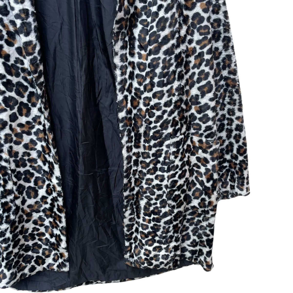 Norma Kamali × Vintage 💥Norma Kamali Leopard Button Less Drape Jacket Size M / US 6-8 / IT 42-44 - 6 Thumbnail