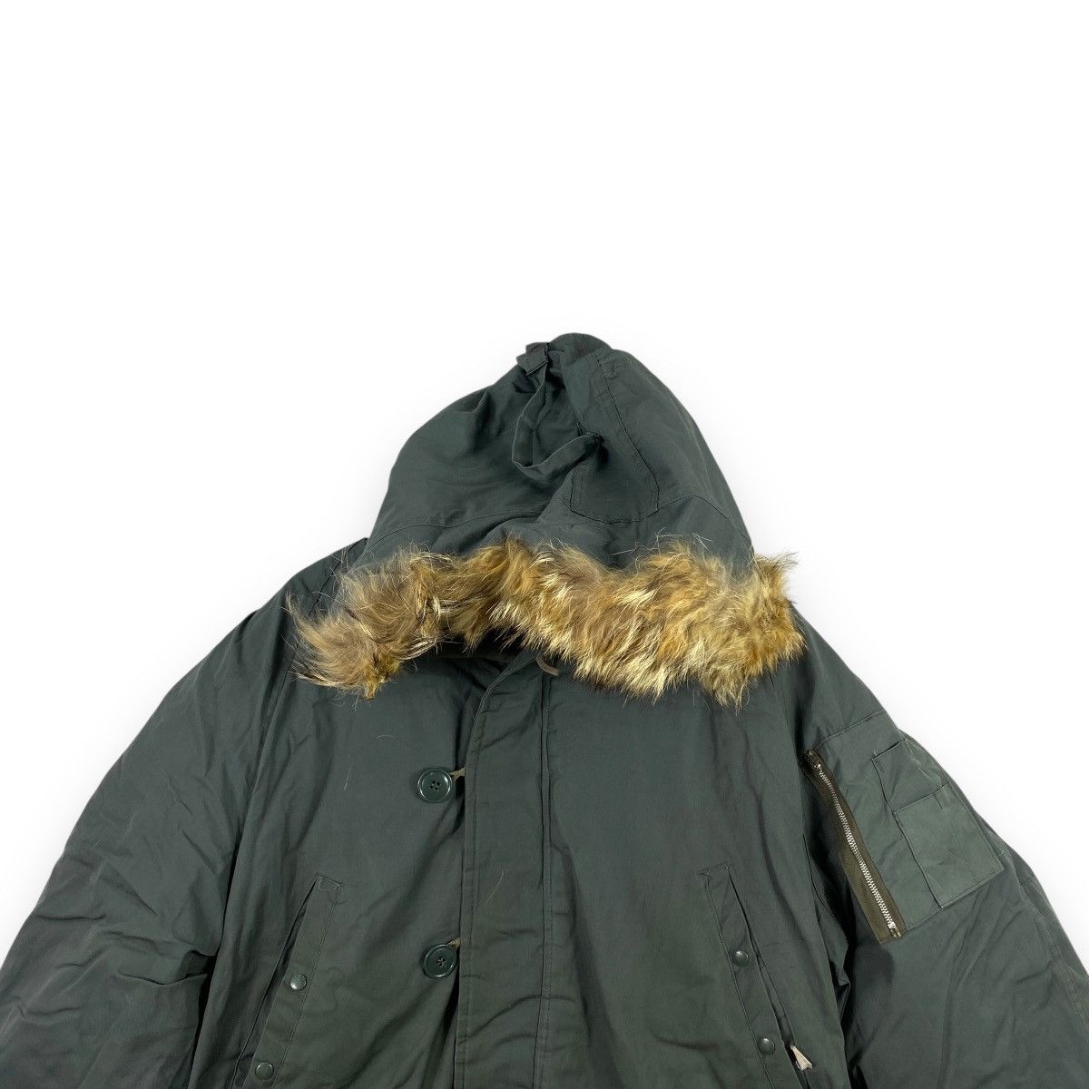 Vintage Vintage N3B ARCTIC PARKA Military Jacket Faux Fur Parka Size US XXL / EU 58 / 5 - 2 Thumbnail