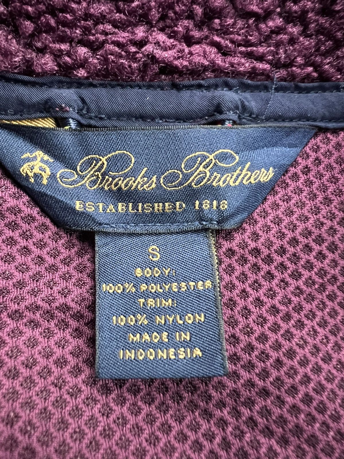 Brooks Brothers Brook Brothers Men’s Sherpa Fleece Vests Size US S / EU 44-46 / 1 - 8 Thumbnail