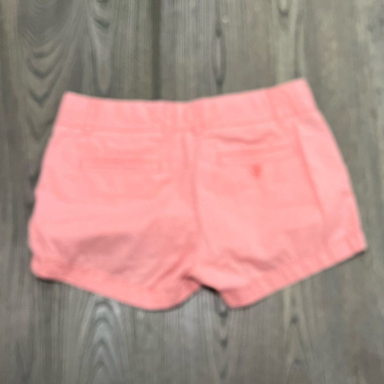 Vintage J. Crew Chino Broken-In Shorts Flat Front Cotton Pink Size 2 Size 26" / US 2 / IT 38 - 5 Thumbnail