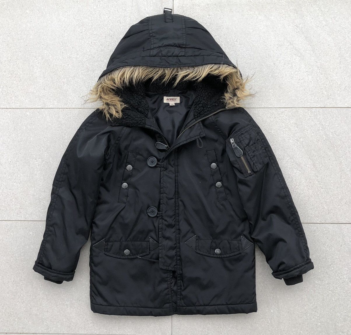 Avirex Avirex Kids - Outerwear N-3B Embroidery Logo Military Jacket Size US XXS / EU 40 - 5 Thumbnail