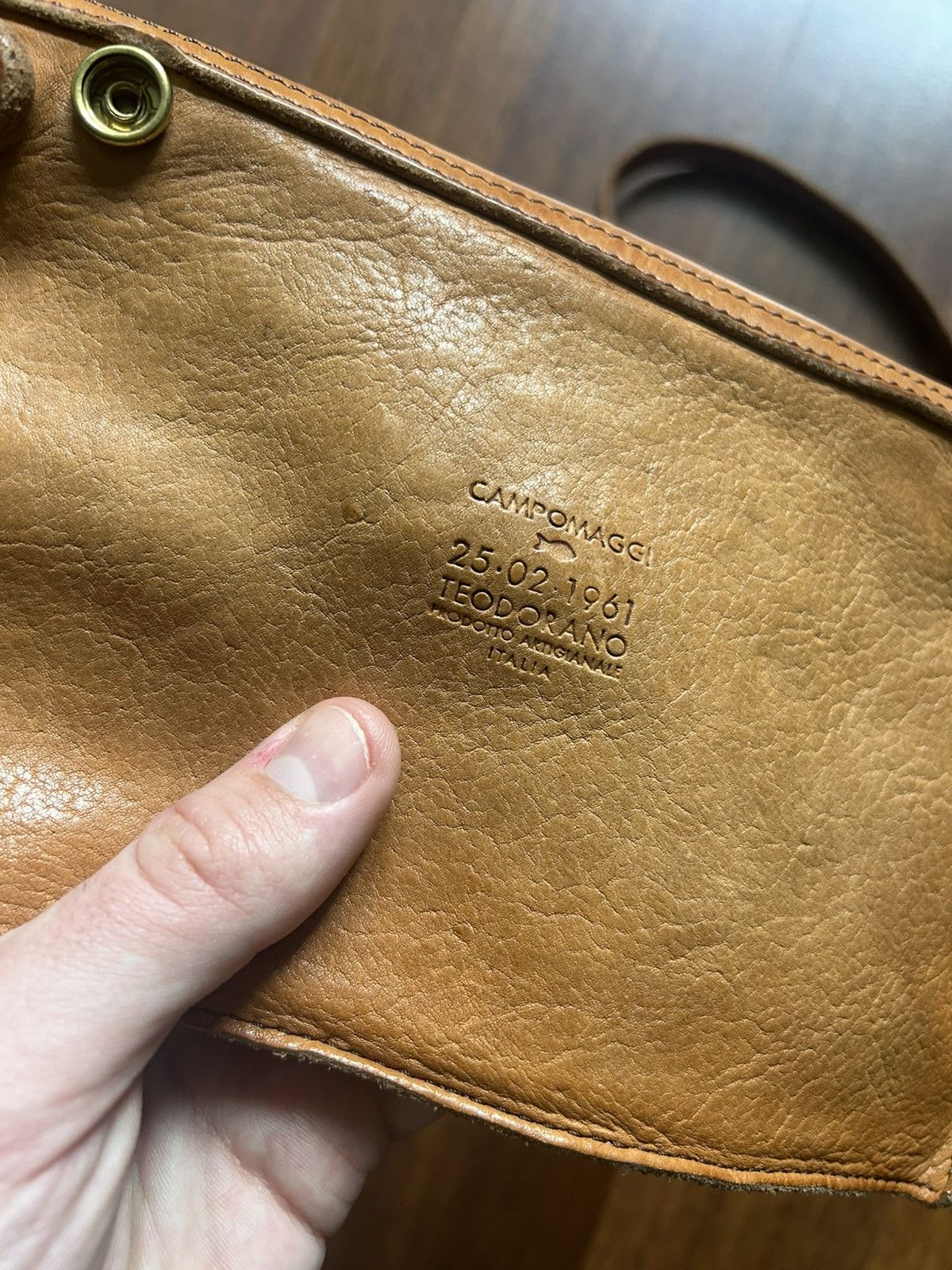 Campomaggi Vintage Campomaggi Leather Mini Bags Unisex Solid Style OS Size ONE SIZE - 5 Thumbnail