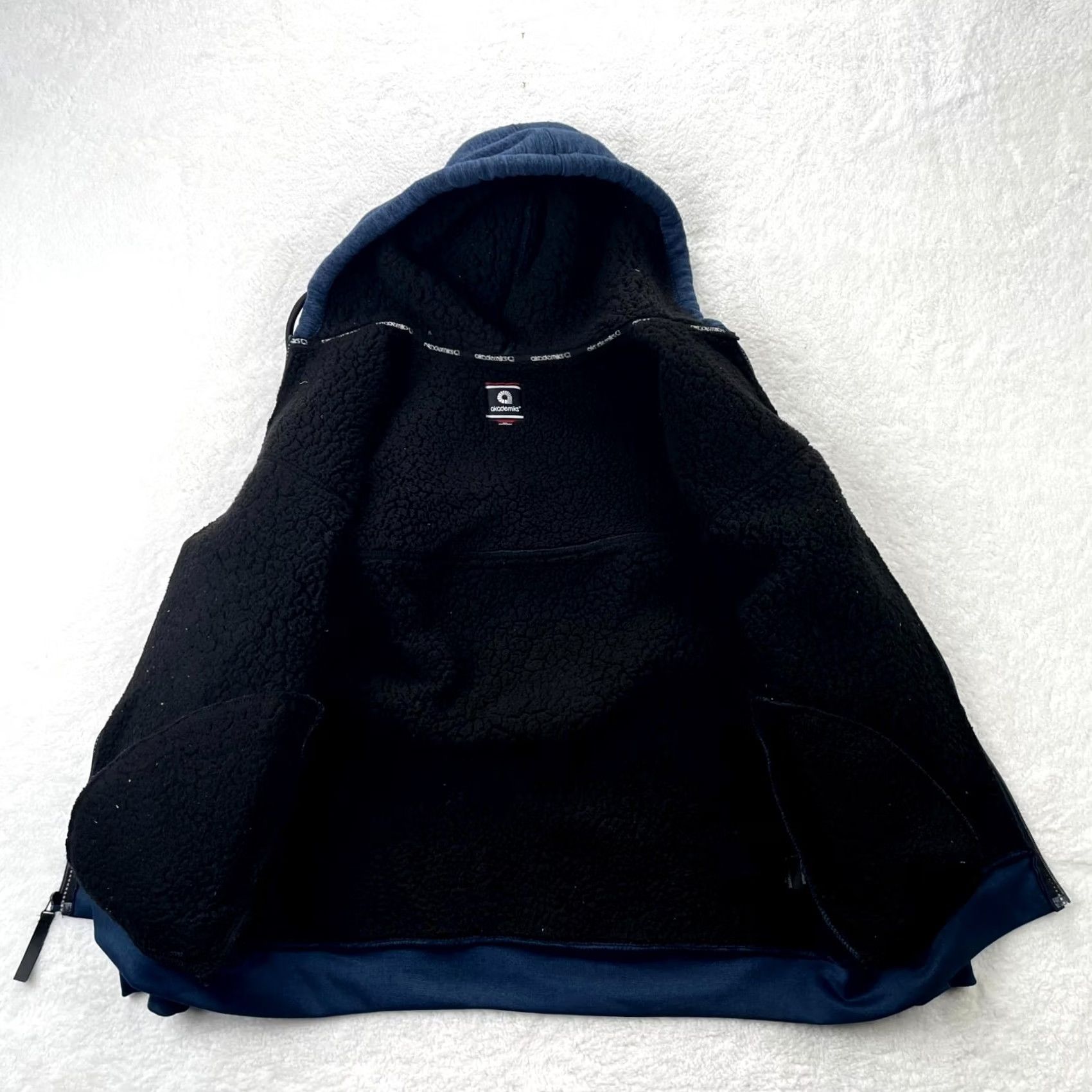 Akademiks VINTAGE Akademiks Hoodie Mens XL Blue VTG Sherpa Lined Full Zip y2k Streetware Size US XL / EU 56 / 4 - 6 Thumbnail
