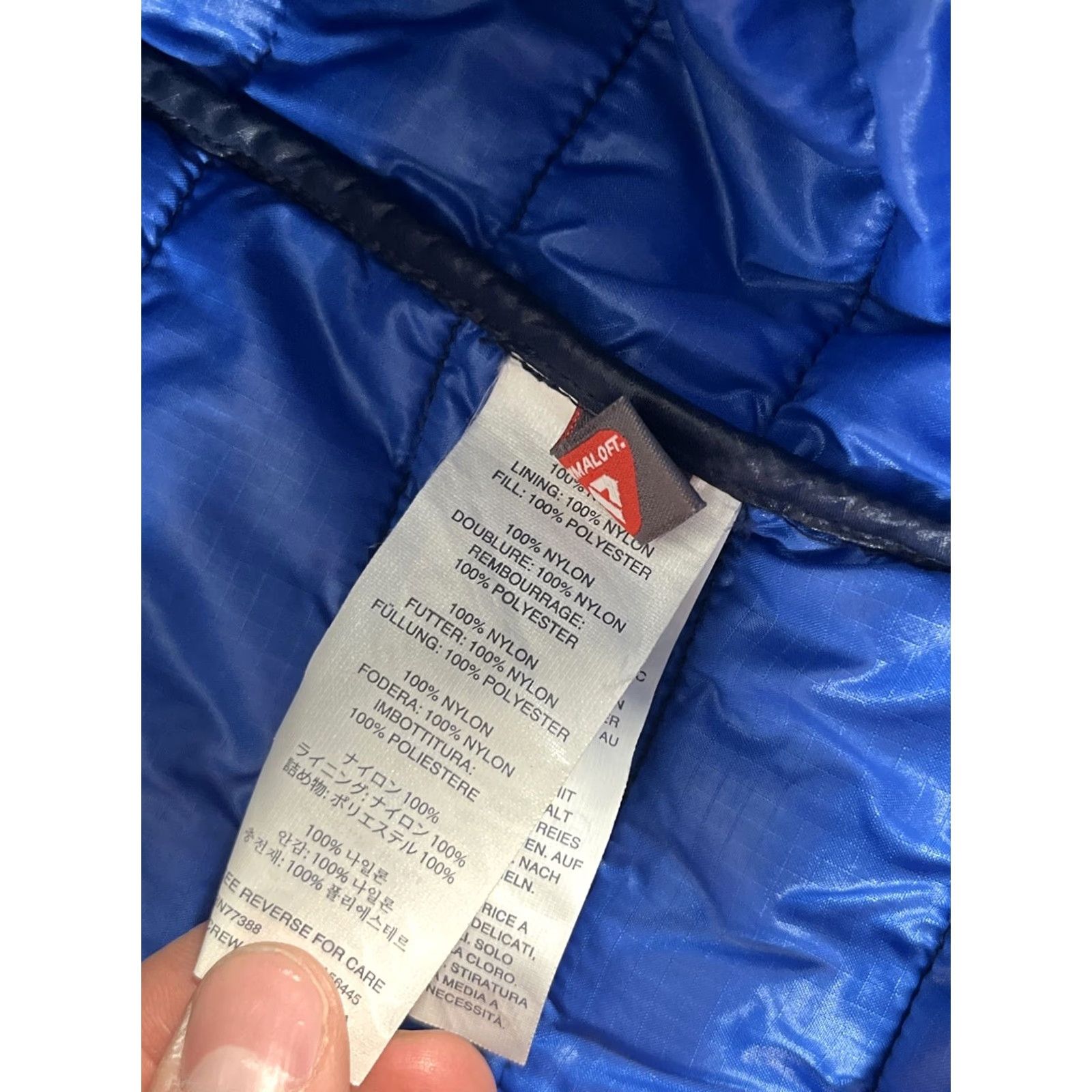 J.Crew J. Crew Puffer Jacket Mens Medium Coat Primaloft Full Zip Blue 3 in 1 System Nylon Lining Quilted Logo Embroidered Size US M / EU 48-50 / 2 - 5 Thumbnail