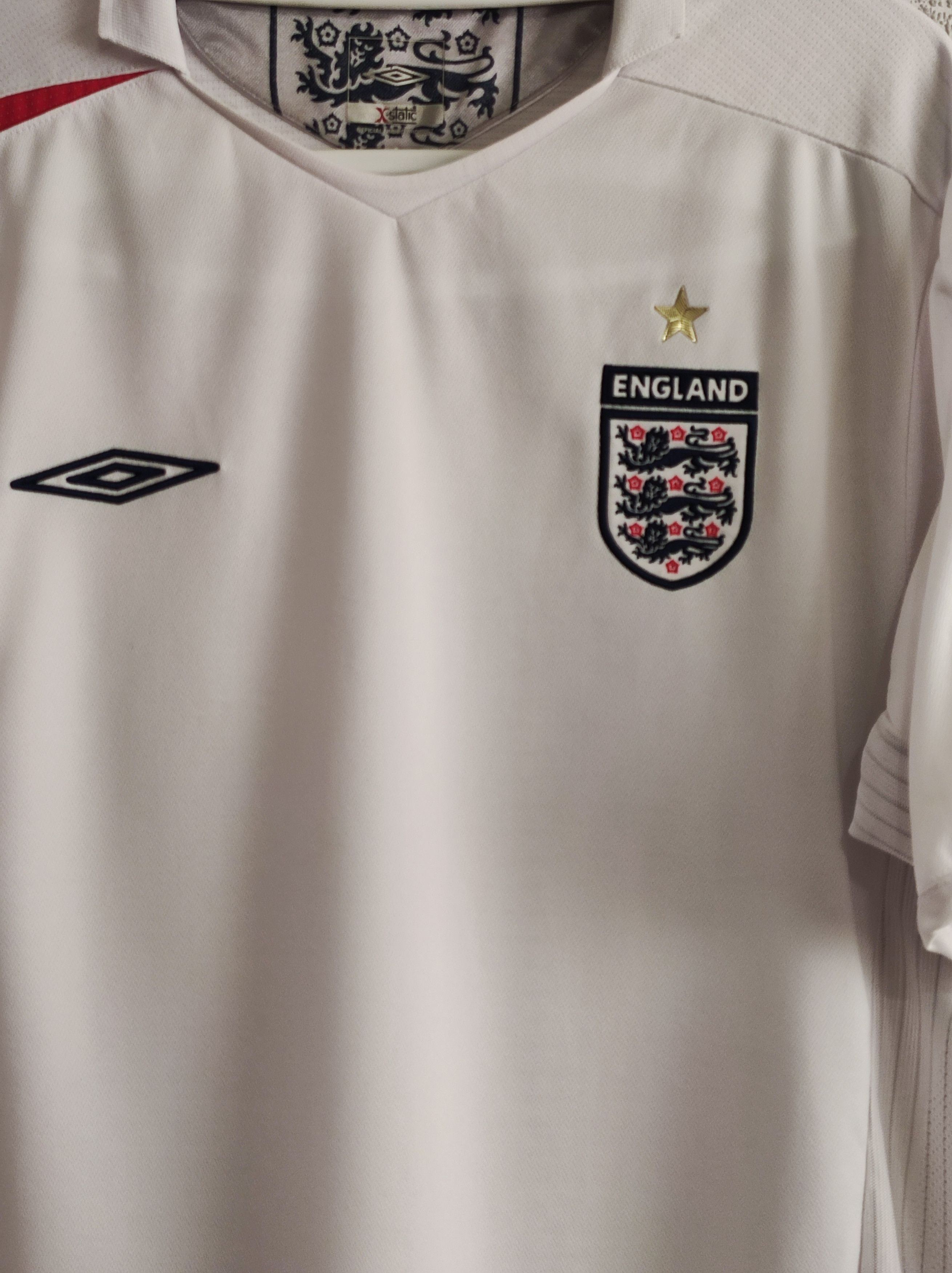 Umbro Vintage England 2005 2007 away umbro soccer jersey football Size US XL / EU 56 / 4 - 2 Thumbnail