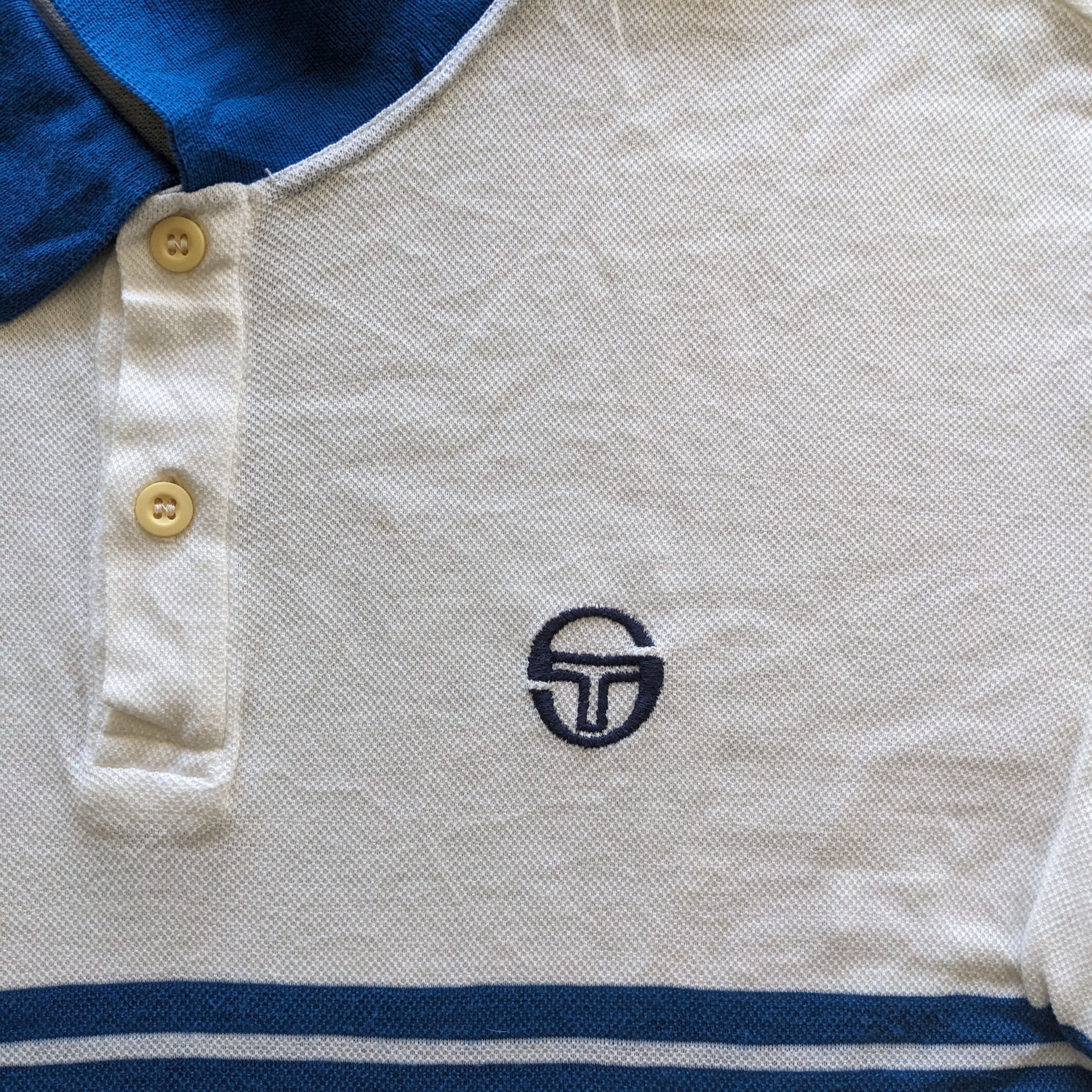 Sergio Tacchini Vintage SERGIO TACCHINI Polo Shirts Size US M / EU 48-50 / 2 - 2 Thumbnail