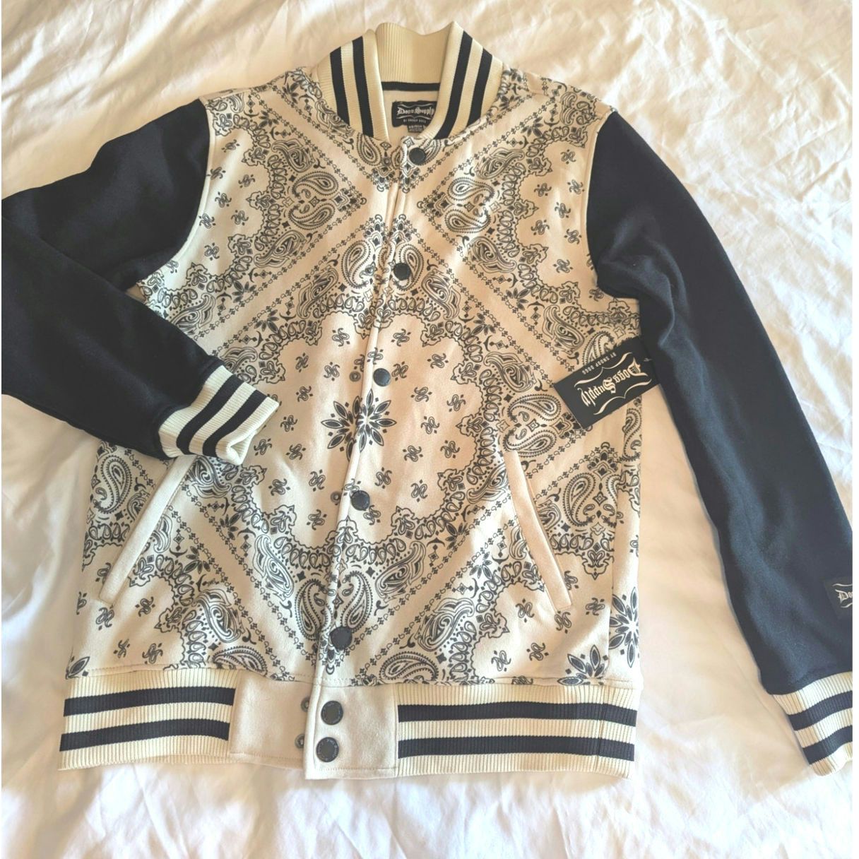 Supreme NWT Snoop Dogg Dogg Supply Paisley Varsity Jacket X-Small Size US XS / EU 42 / 0 - 1 Thumbnail