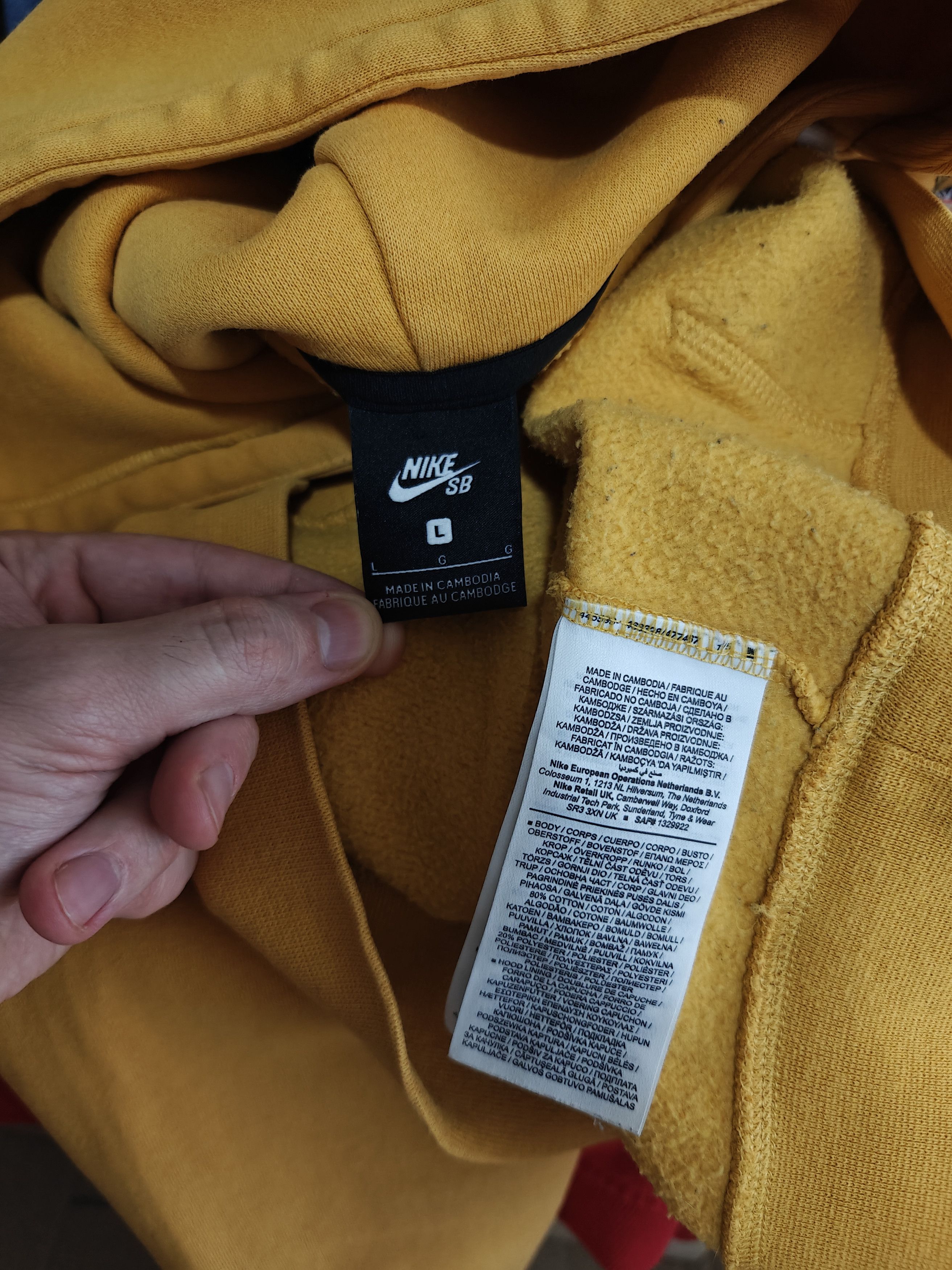 Nike SB Nike SB x The Killing Floor Hoodie Gold size L Size US L / EU 52-54 / 3 - 8 Thumbnail
