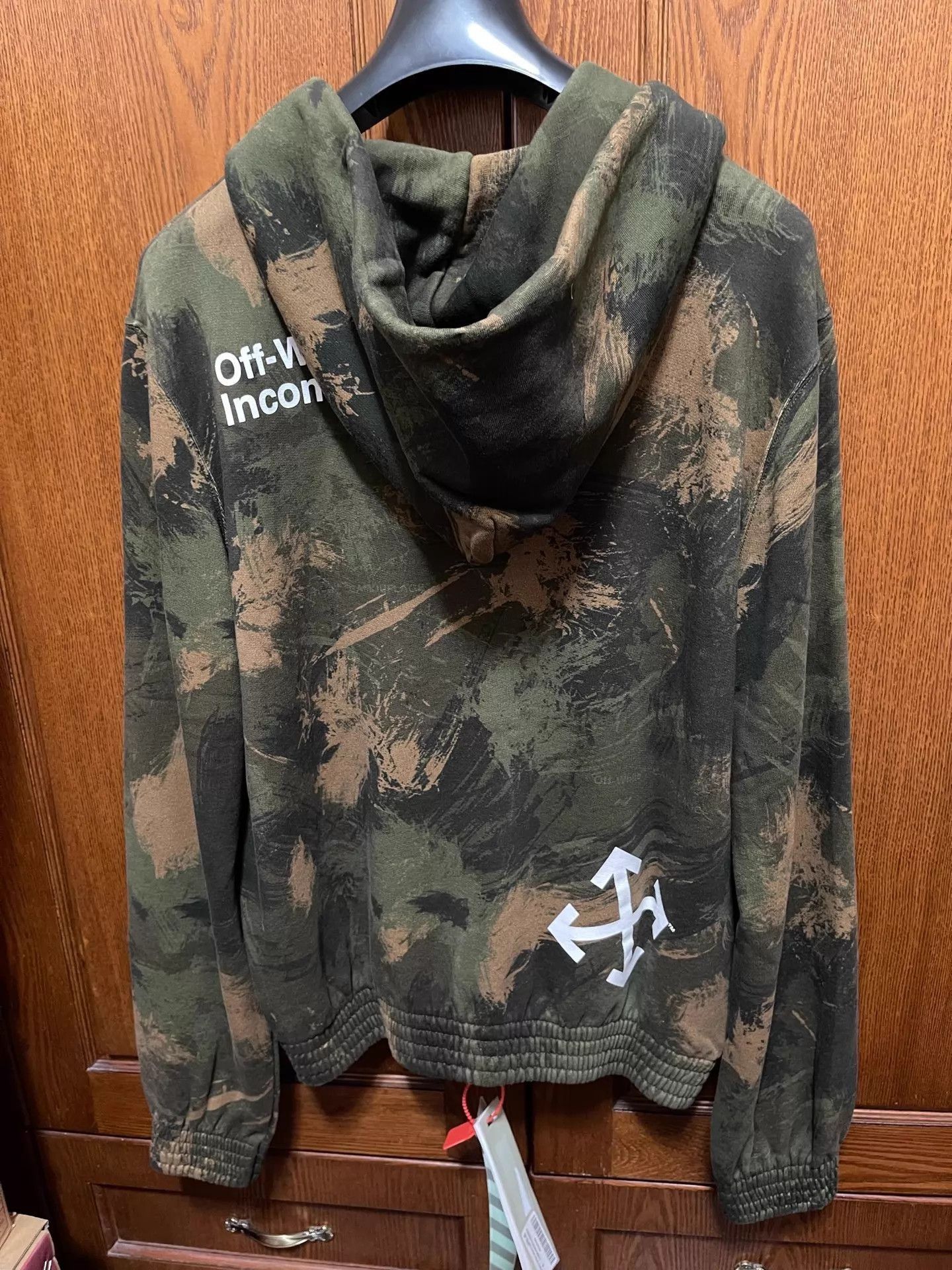 Off-White Multi Camo Zip-Up Hoodie - Size S Size US S / EU 44-46 / 1 - 4 Thumbnail