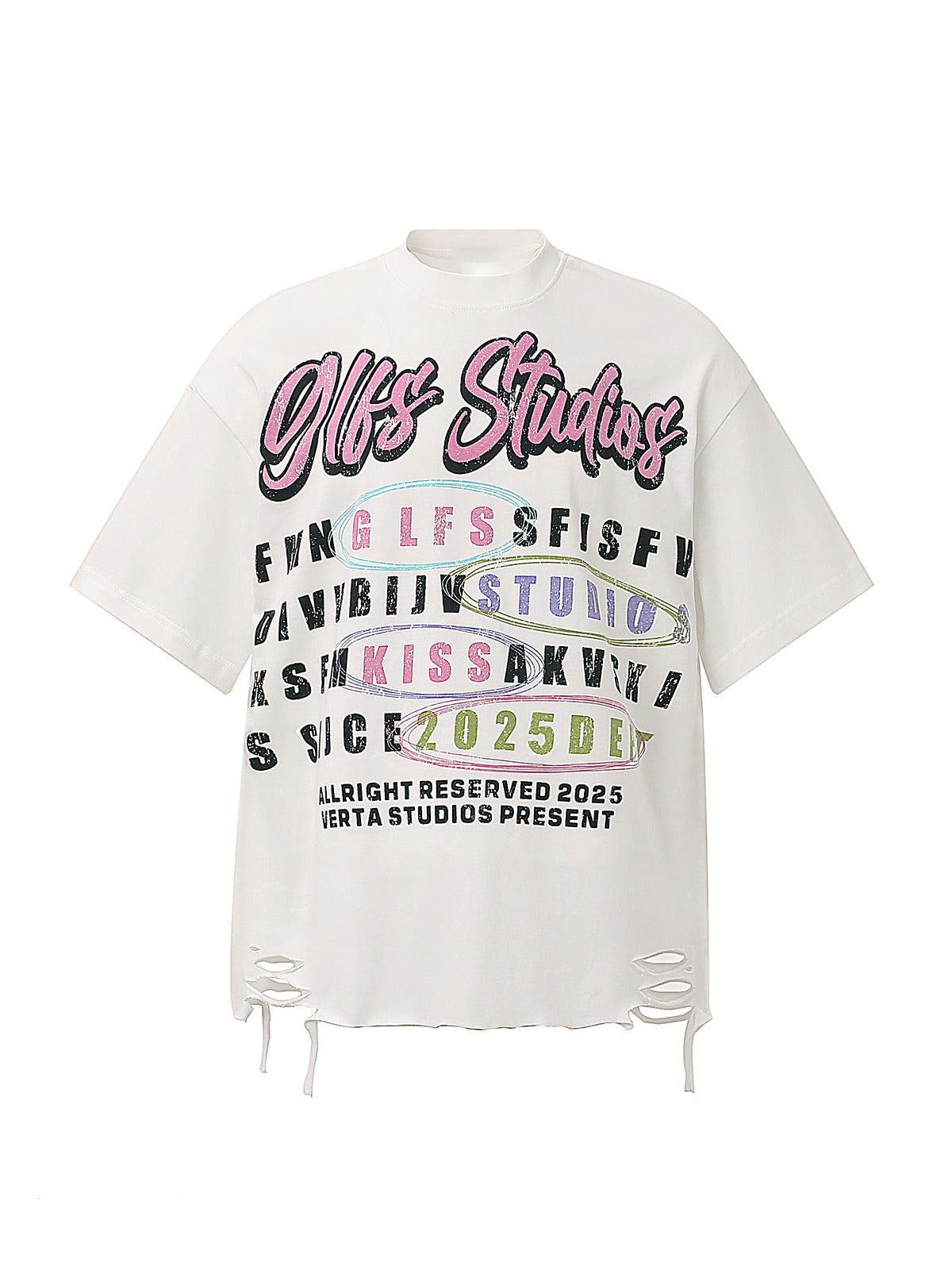 Vintage Retro Letter Graphic T-Shirt Size US M / EU 48-50 / 2 - 1 Thumbnail