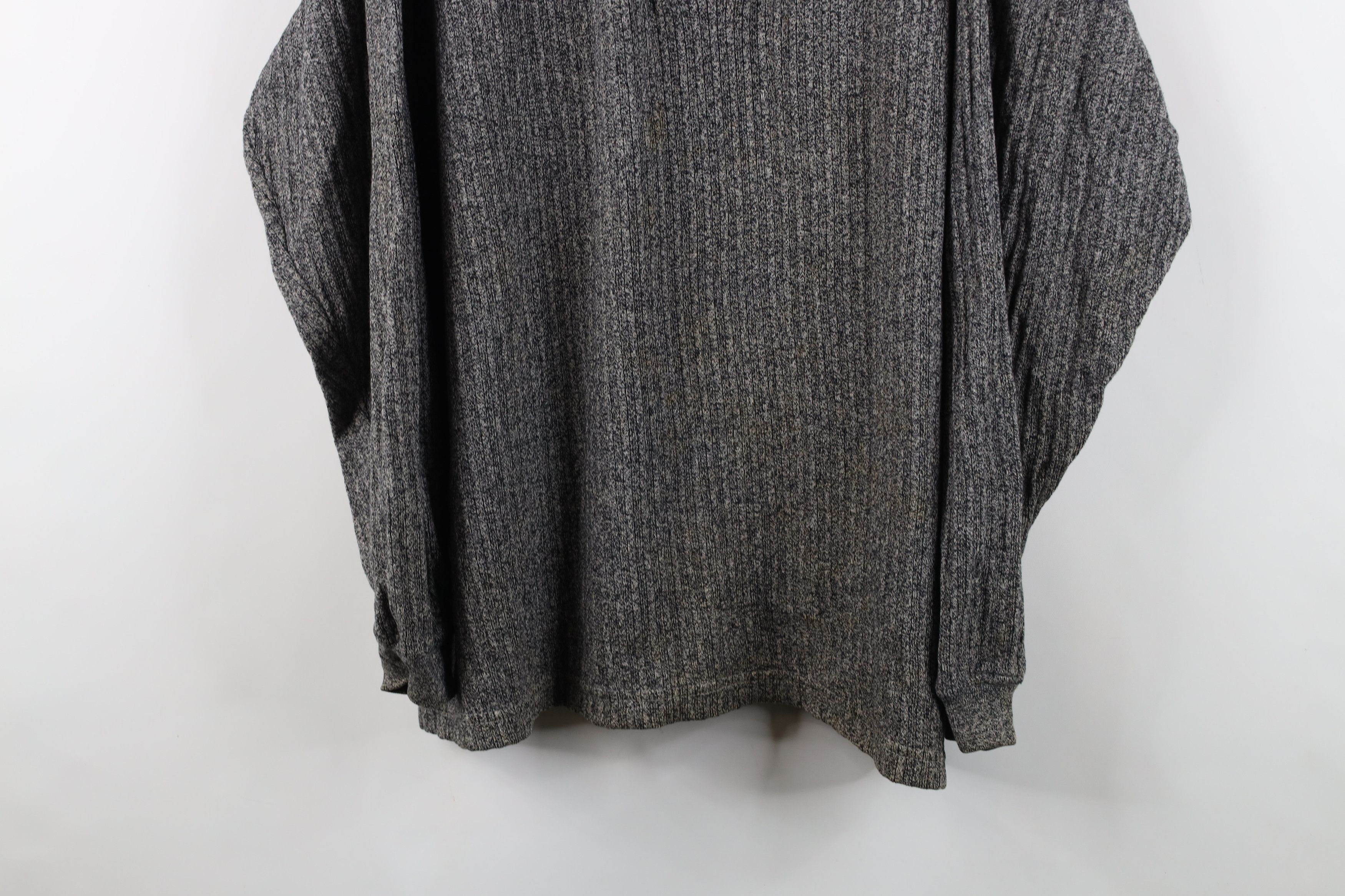 Vintage Vintage 90s Streetwear Heavy Ribbed Knit Henley T-Shirt Size US L / EU 52-54 / 3 - 3 Thumbnail