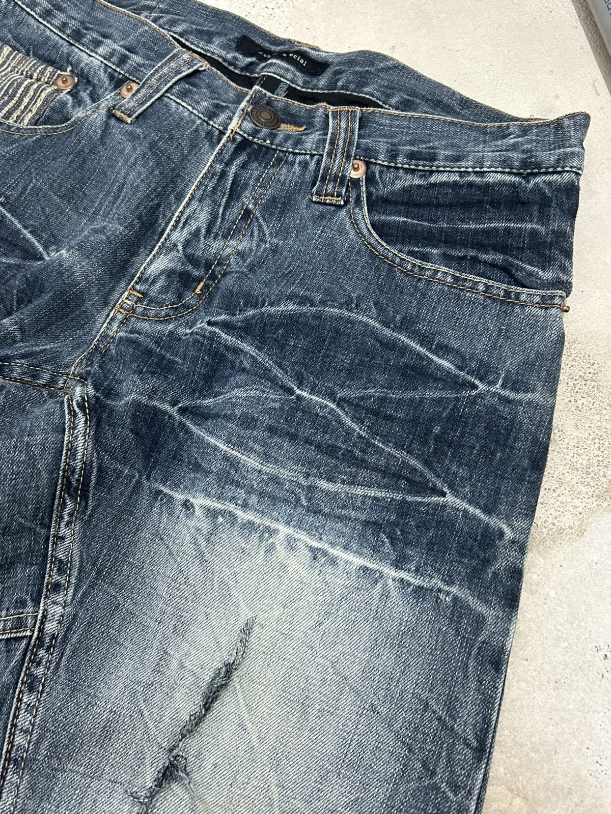 GOSTAR DE FUGA Memory Special Washed Black Clawn Marks Distressed Size US 30 / EU 46 - 11 Thumbnail