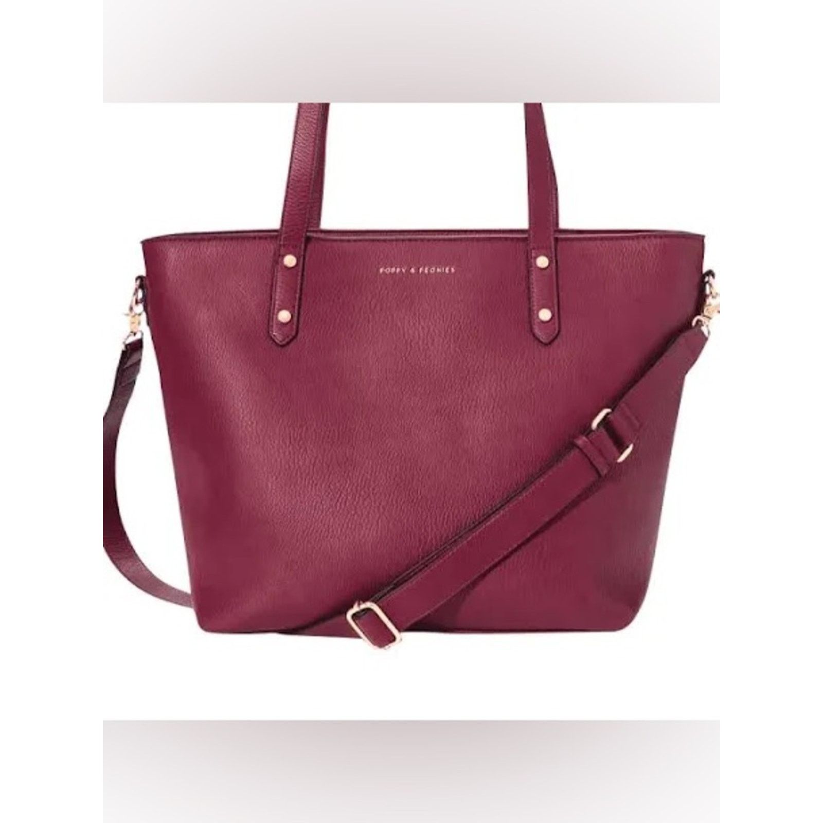 Other Poppy and Peonies 'Go-Getter' Tote Bag | Berry | Retired NEW Size ONE SIZE - 1 Thumbnail