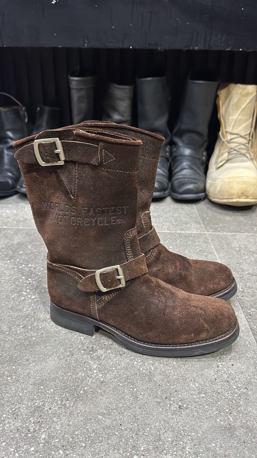 Paul Smith Triumph by Paul Smith Leather Engineer Boots Size US 7 / IT 37 - 6 Thumbnail