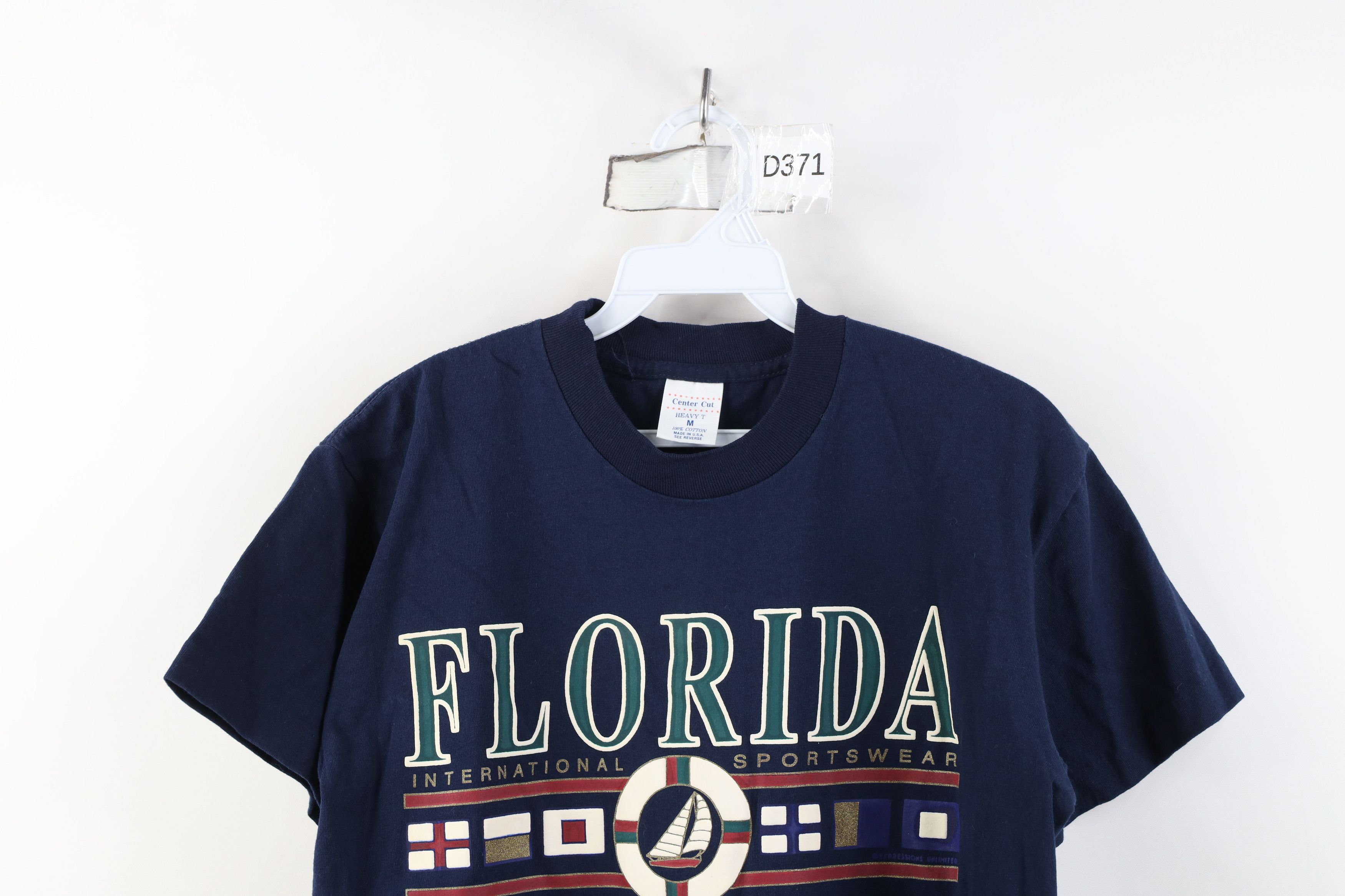 Vintage Vintage 90s Streetwear Florida Sailboat Sailing T-Shirt USA Size US M / EU 48-50 / 2 - 2 Thumbnail