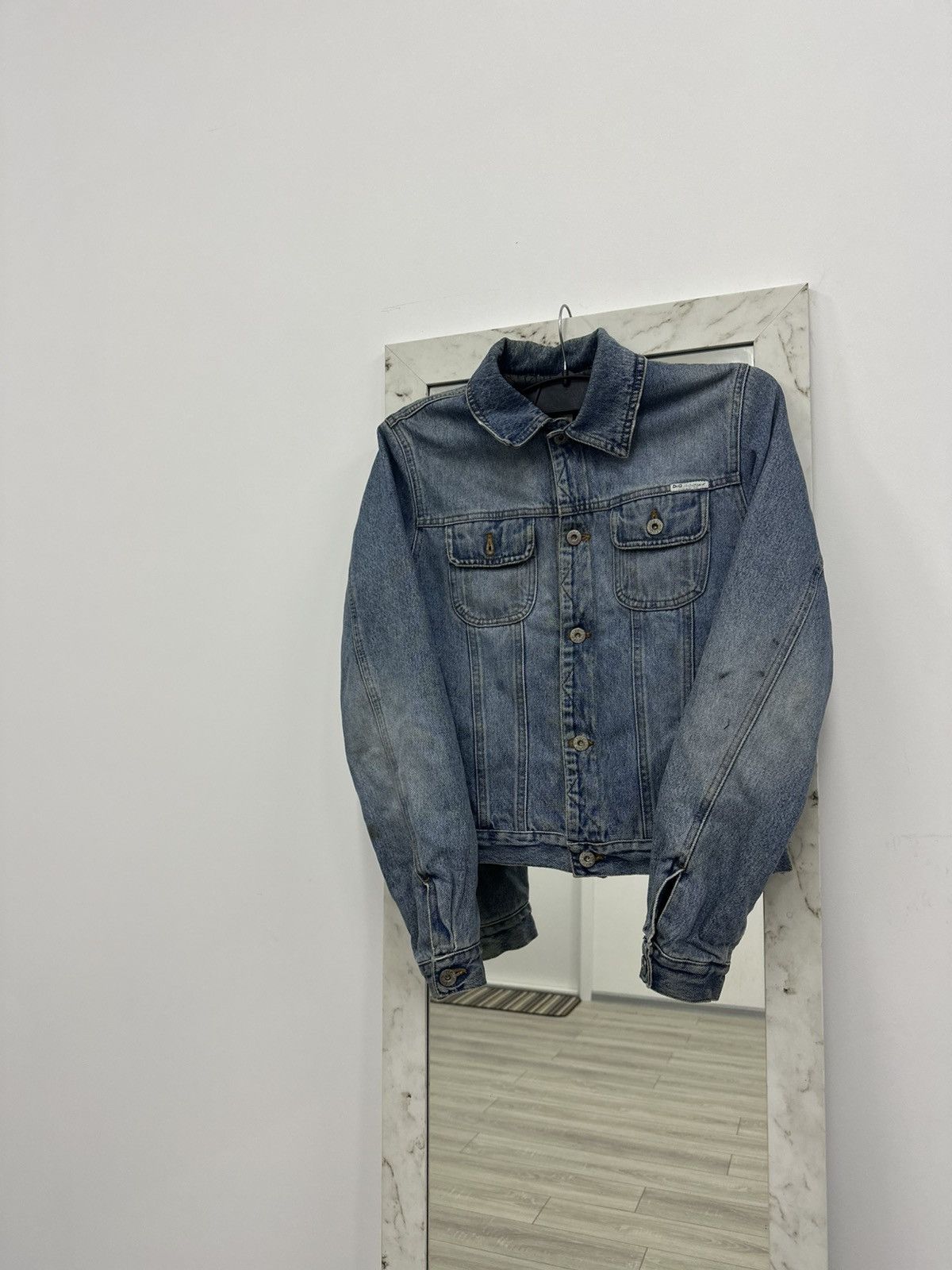 Dolce & Gabbana Dolce Gabbana Vintage 90s Denim Jacket Made in Italy Size M / US 6-8 / IT 42-44 - 2 Thumbnail