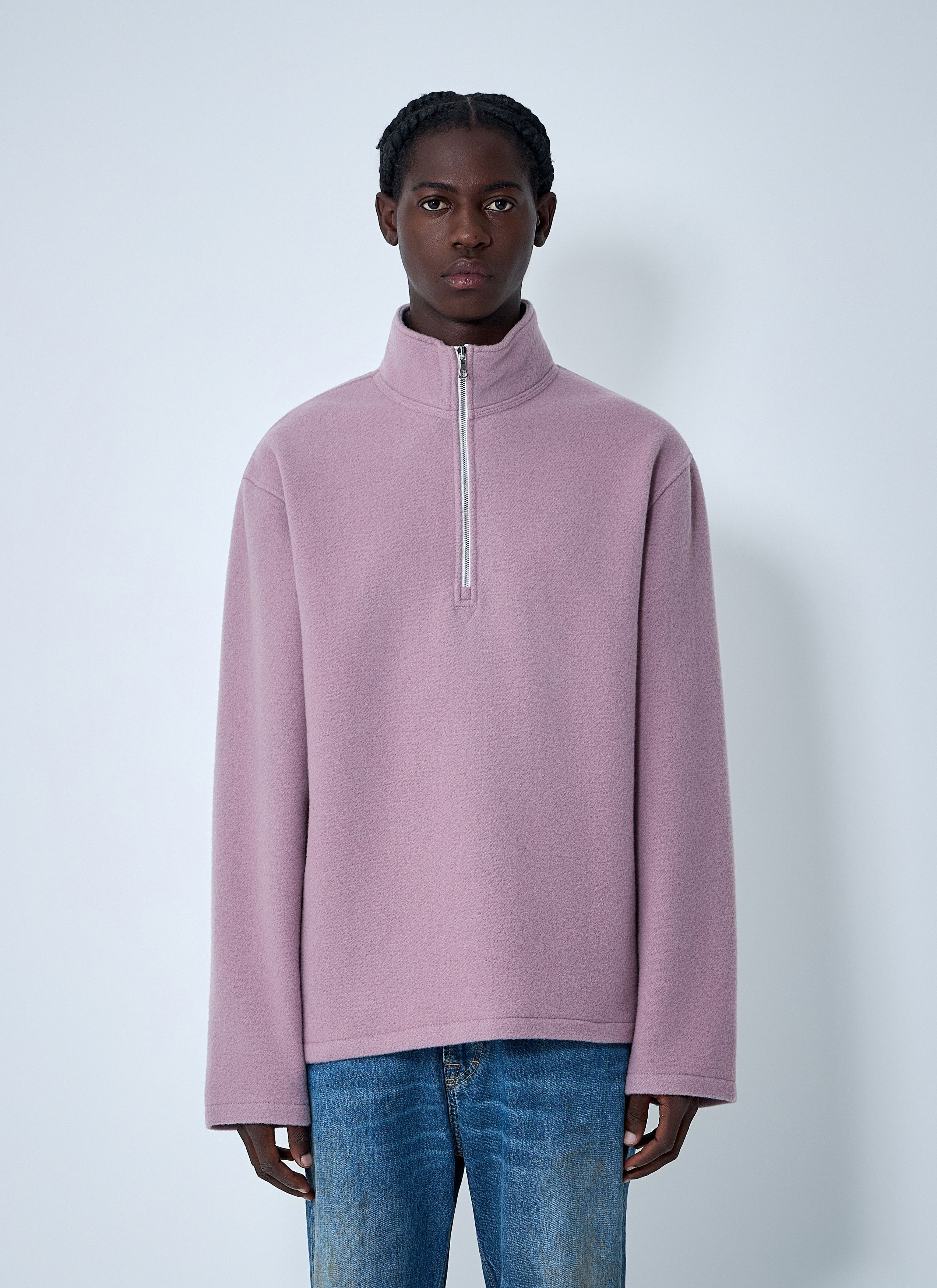 Zip-Up Fleece Sweatshirt
