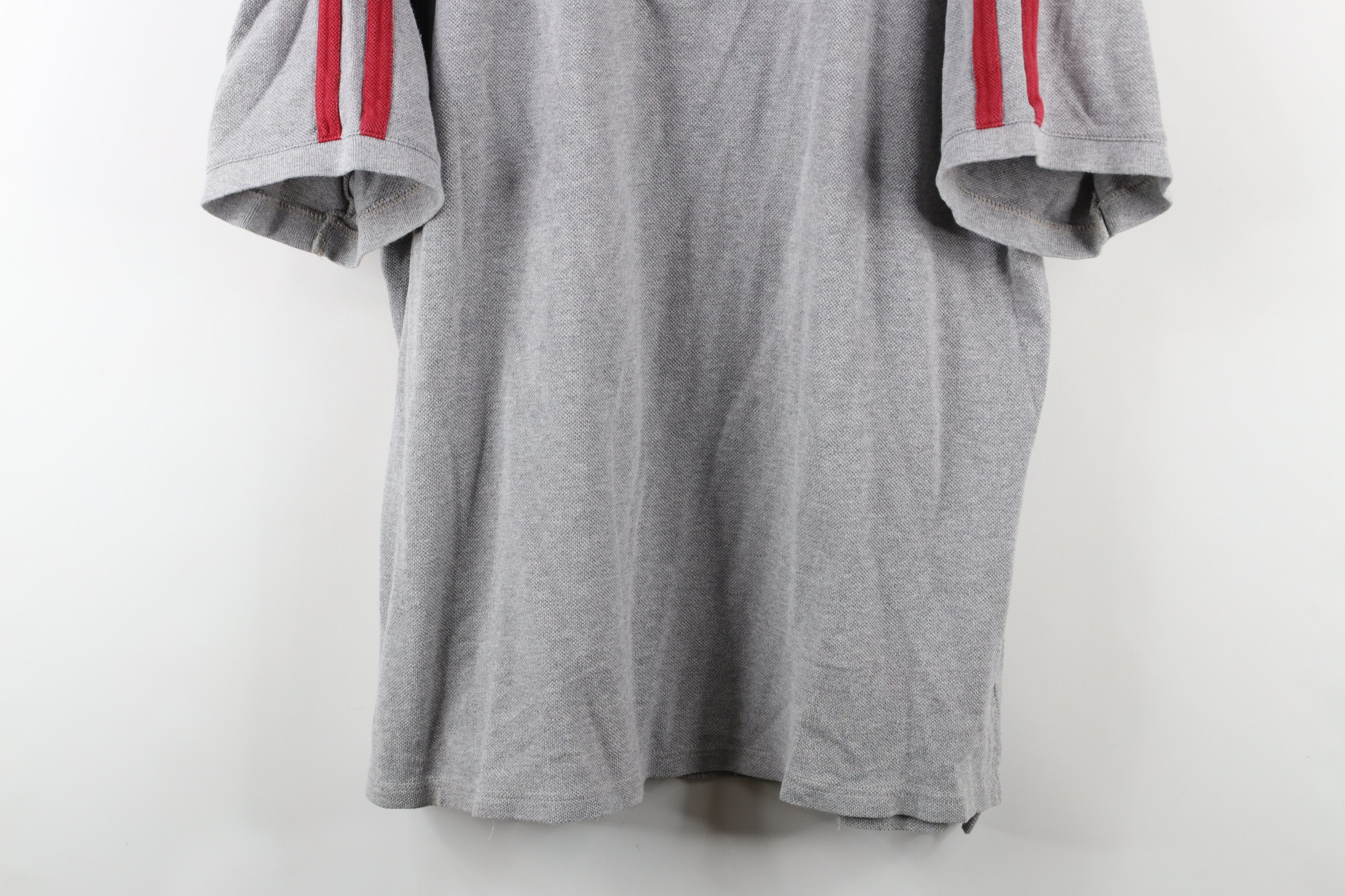 J.Crew × Vintage Vintage 90s J Crew Thermal Knit Collared Polo Shirt Gray Size US XL / EU 56 / 4 - 3 Thumbnail