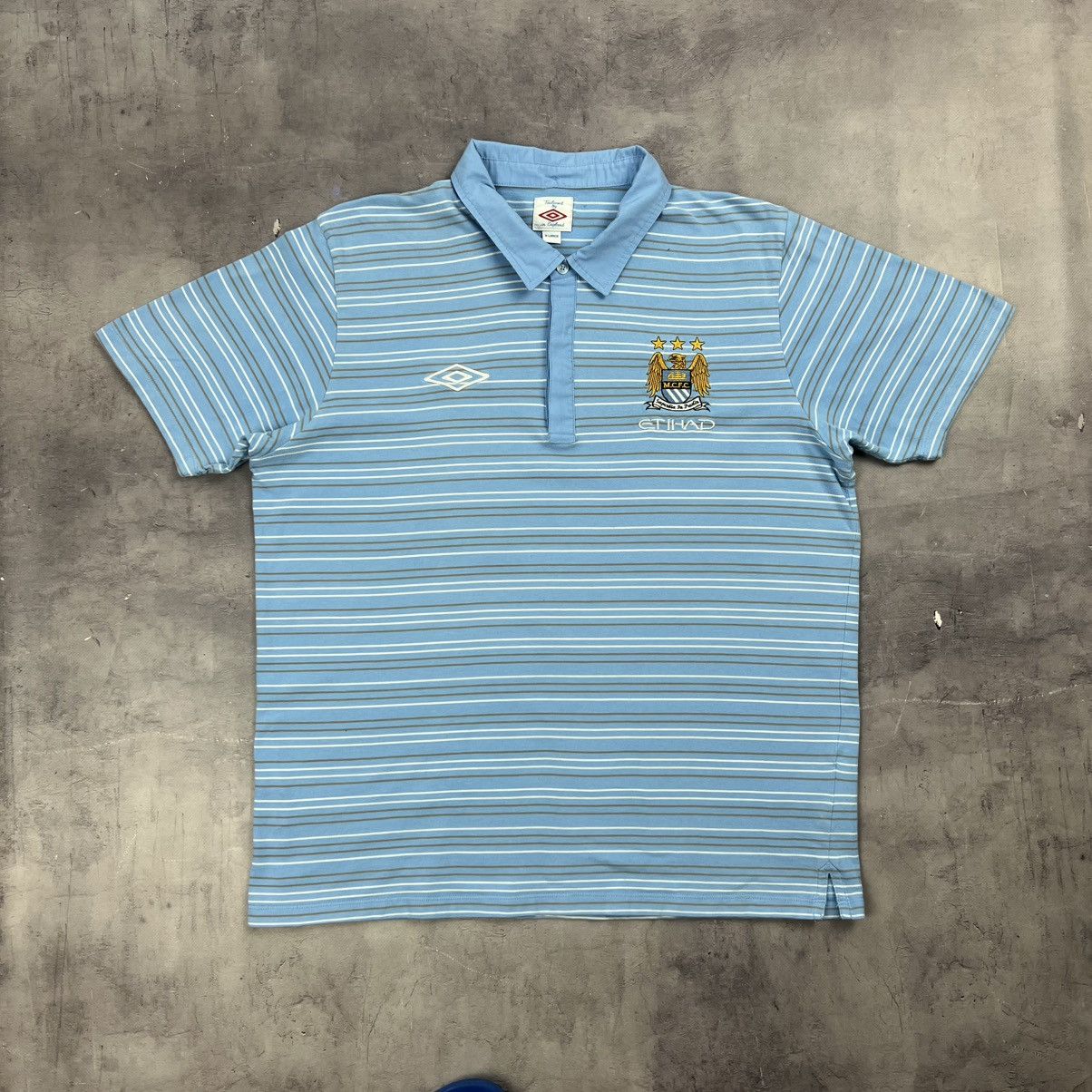 Umbro Rare! Manchester City Umbro Soccer Jersey Away Shirt 00s Size US XL / EU 56 / 4 - 2 Thumbnail