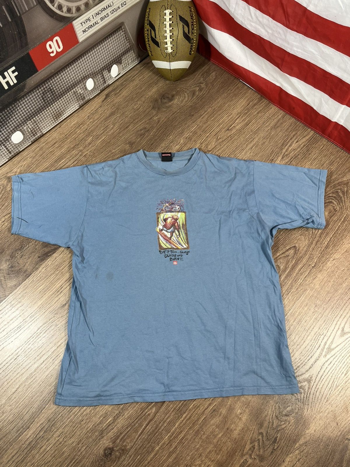 Quiksilver Quiksilver Vintage T Shirt Size US L / EU 52-54 / 3 - 1 Thumbnail