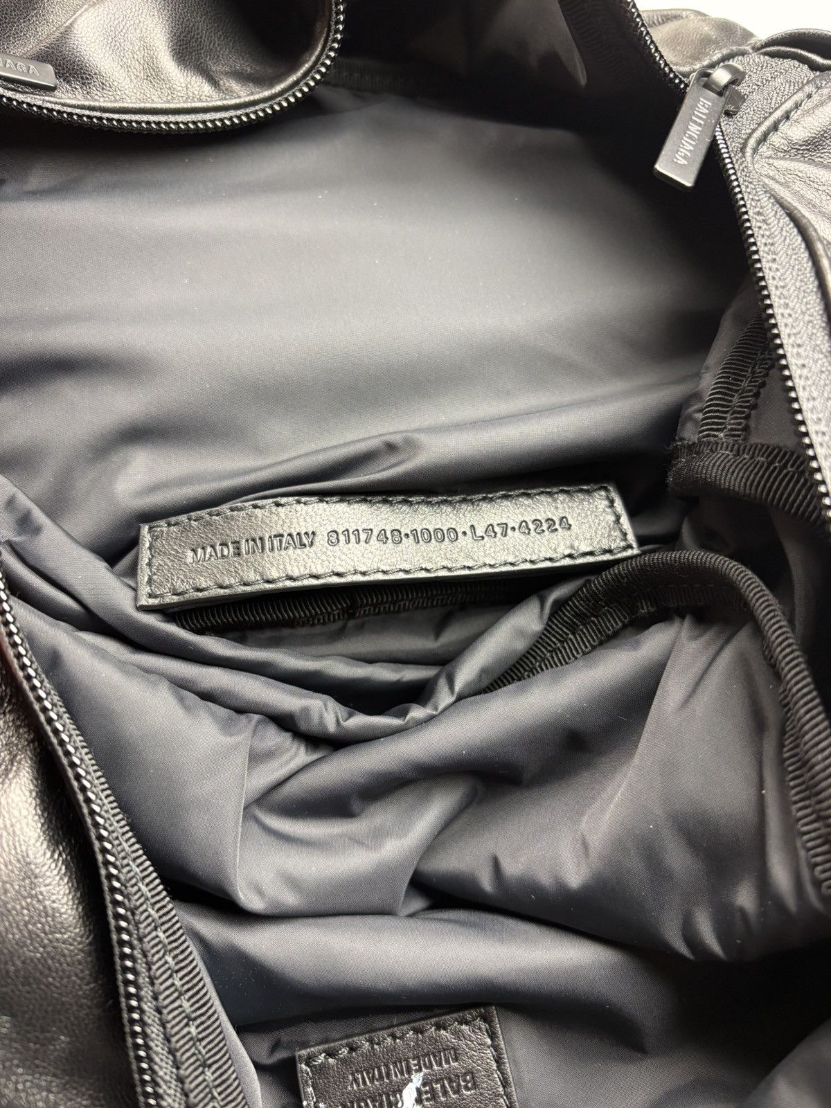 Balenciaga × Under Armour Leather backpack Size ONE SIZE - 6 Thumbnail