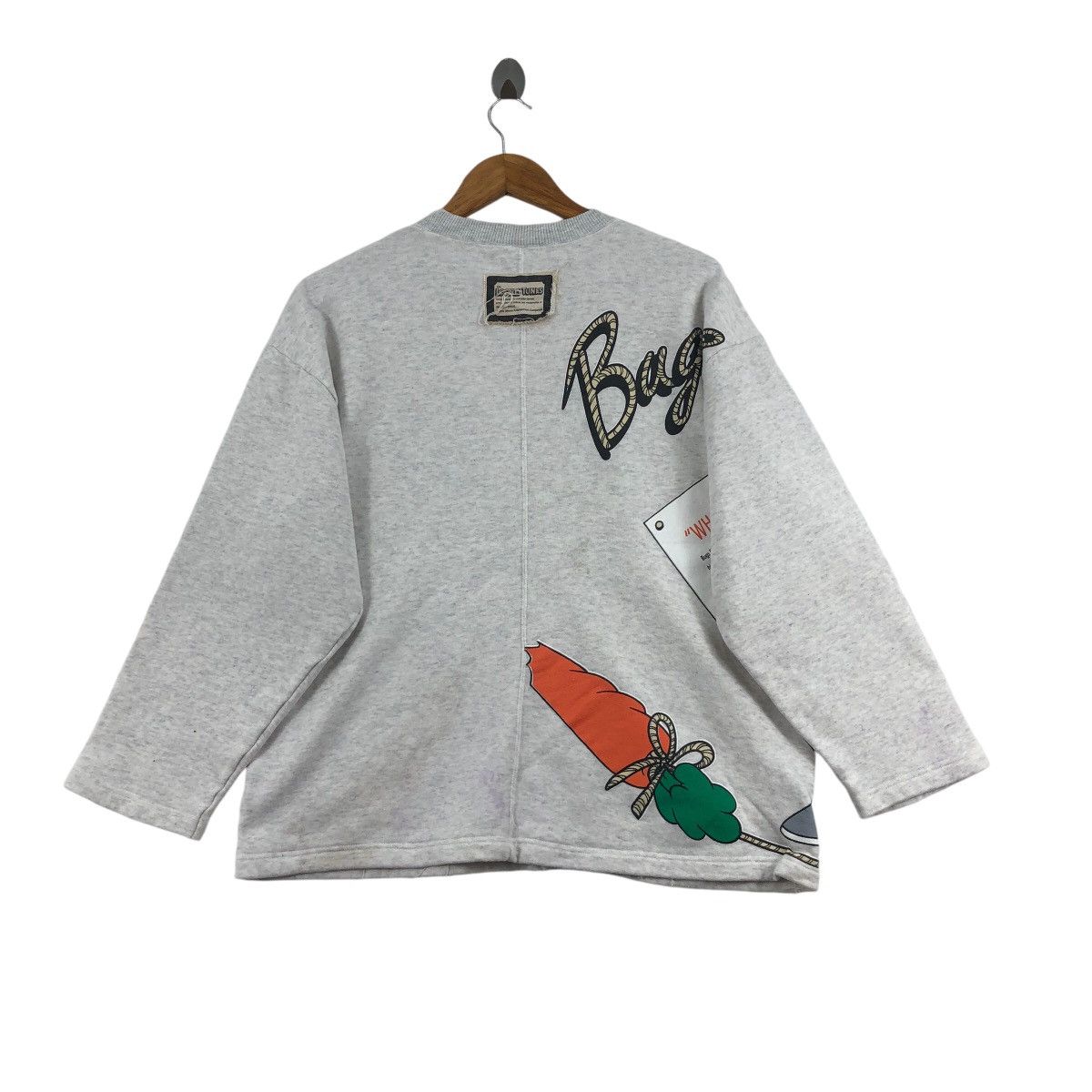 Vintage × Warner Bros Vintage 90s LOONEY TUNES Bugs Bunny Sweatshirt Warner Bros. Size US L / EU 52-54 / 3 - 4 Thumbnail