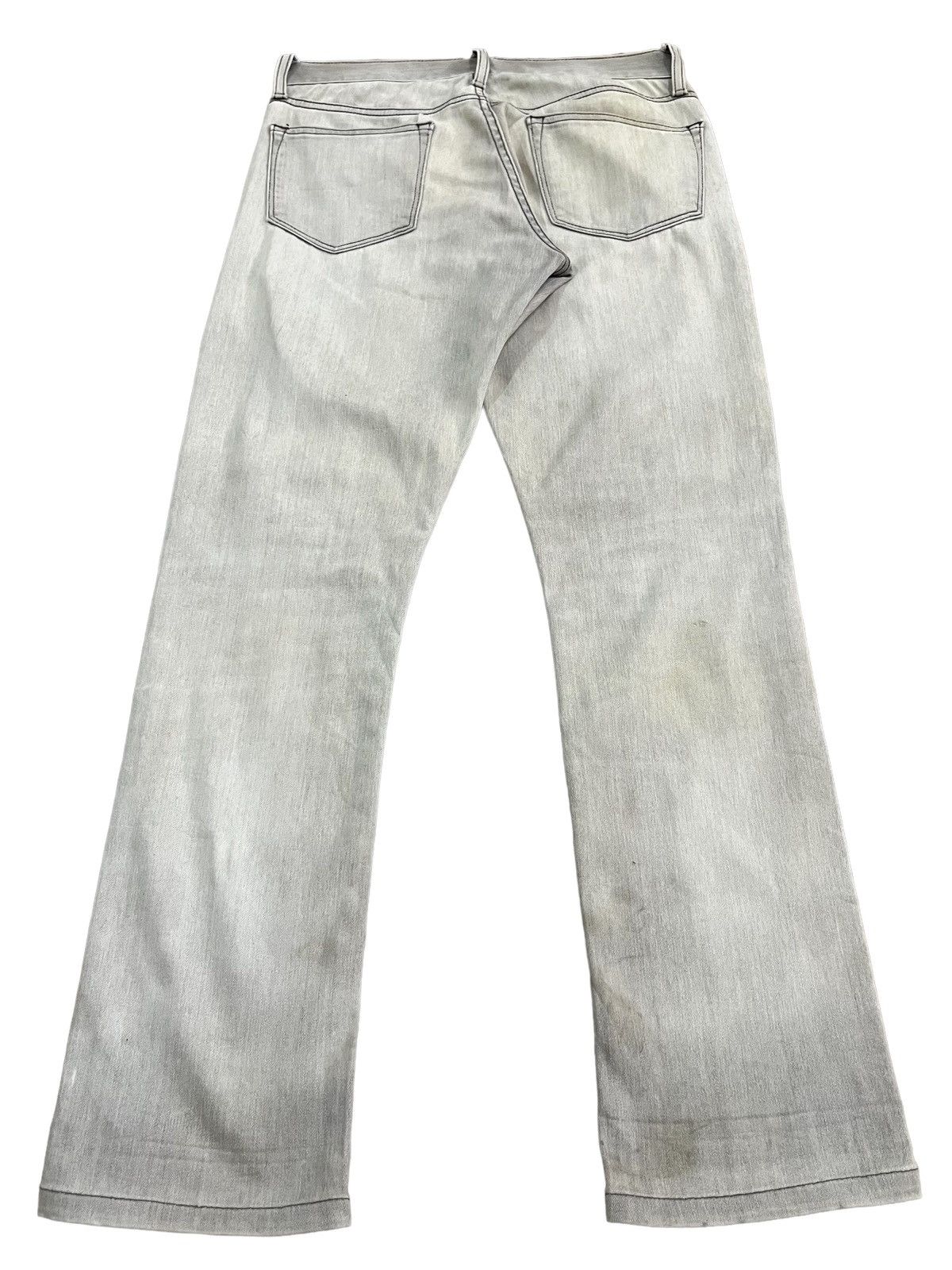 Undercover × Uniqlo Vintage Japanese Brand Uniqlo Classic Grey Straight Cut Jean Size US 31 - 2 Thumbnail