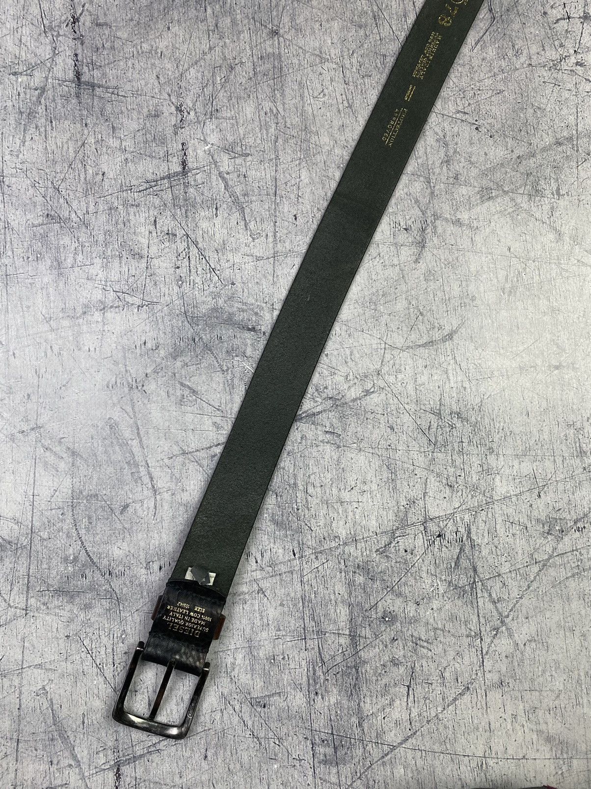 Diesel × Vintage Vintage Diesel Leather Belt Size ONE SIZE - 12 Thumbnail
