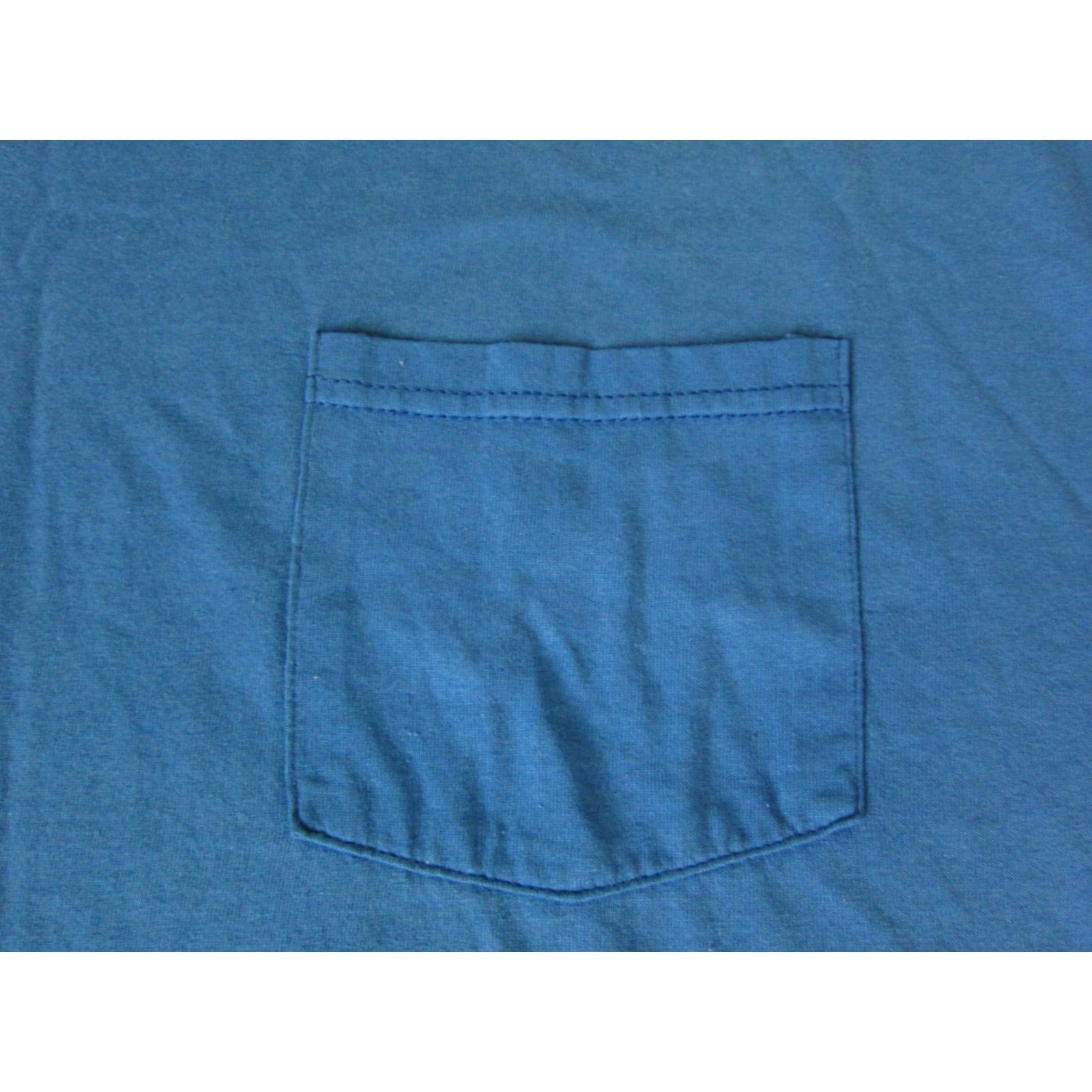 Jerzees VINTAGE Jerzees Shirt Mens 3X Blue T Shirt Casual Blank Tee Crew Neck Short Sleeve Cotton Jersey 70s 80s 90s Classic Men Size US XXL / EU 58 / 5 - 3 Thumbnail